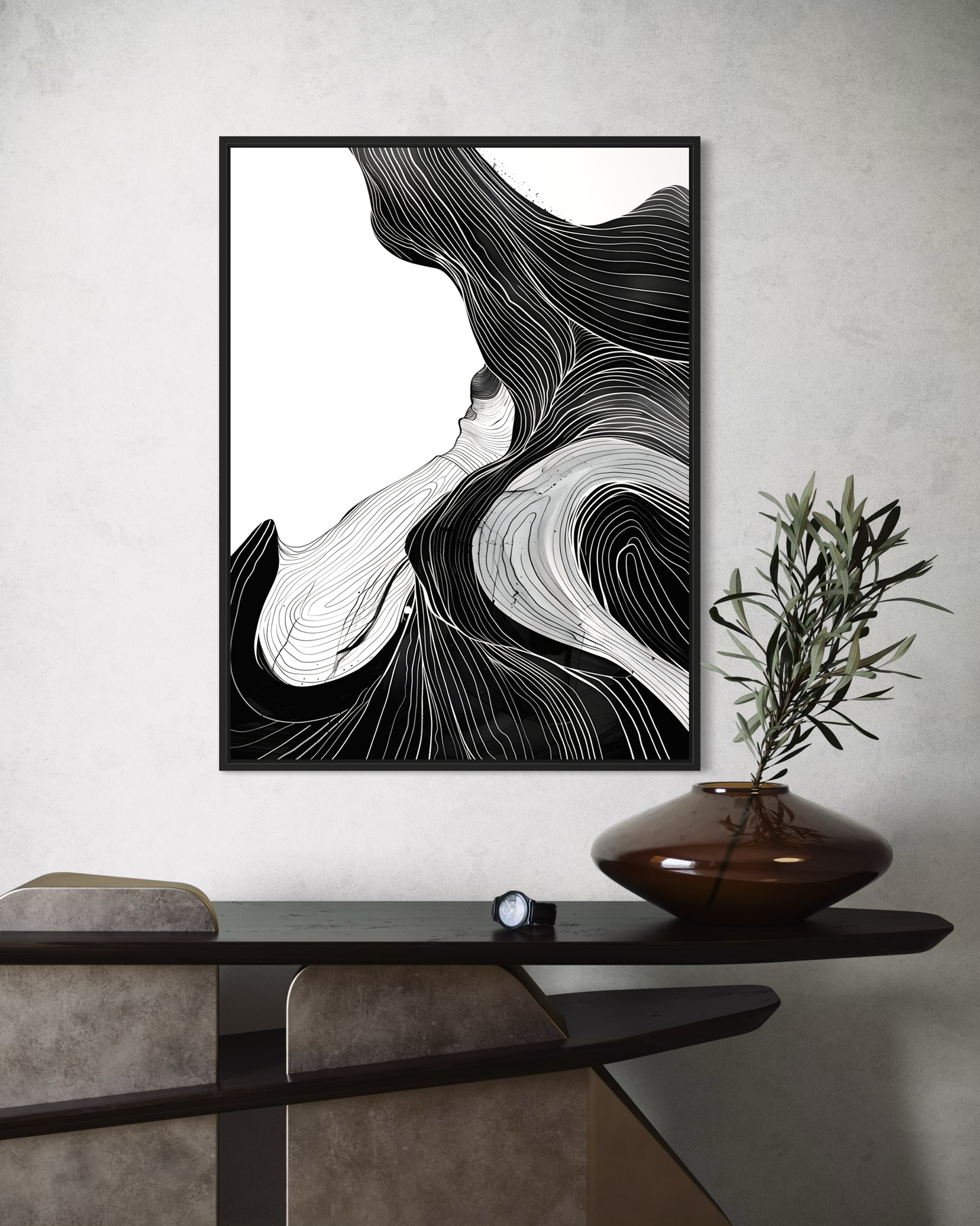 Dark Modern No.4 Poster