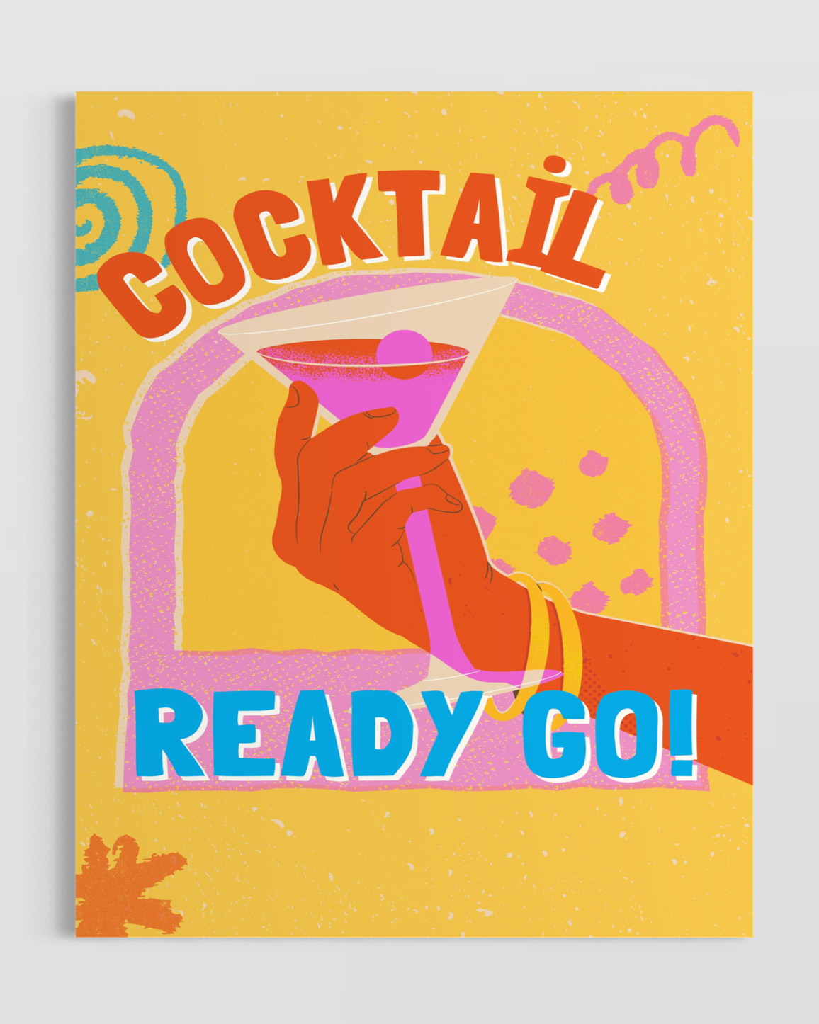 Cocktail Ready Go Poster