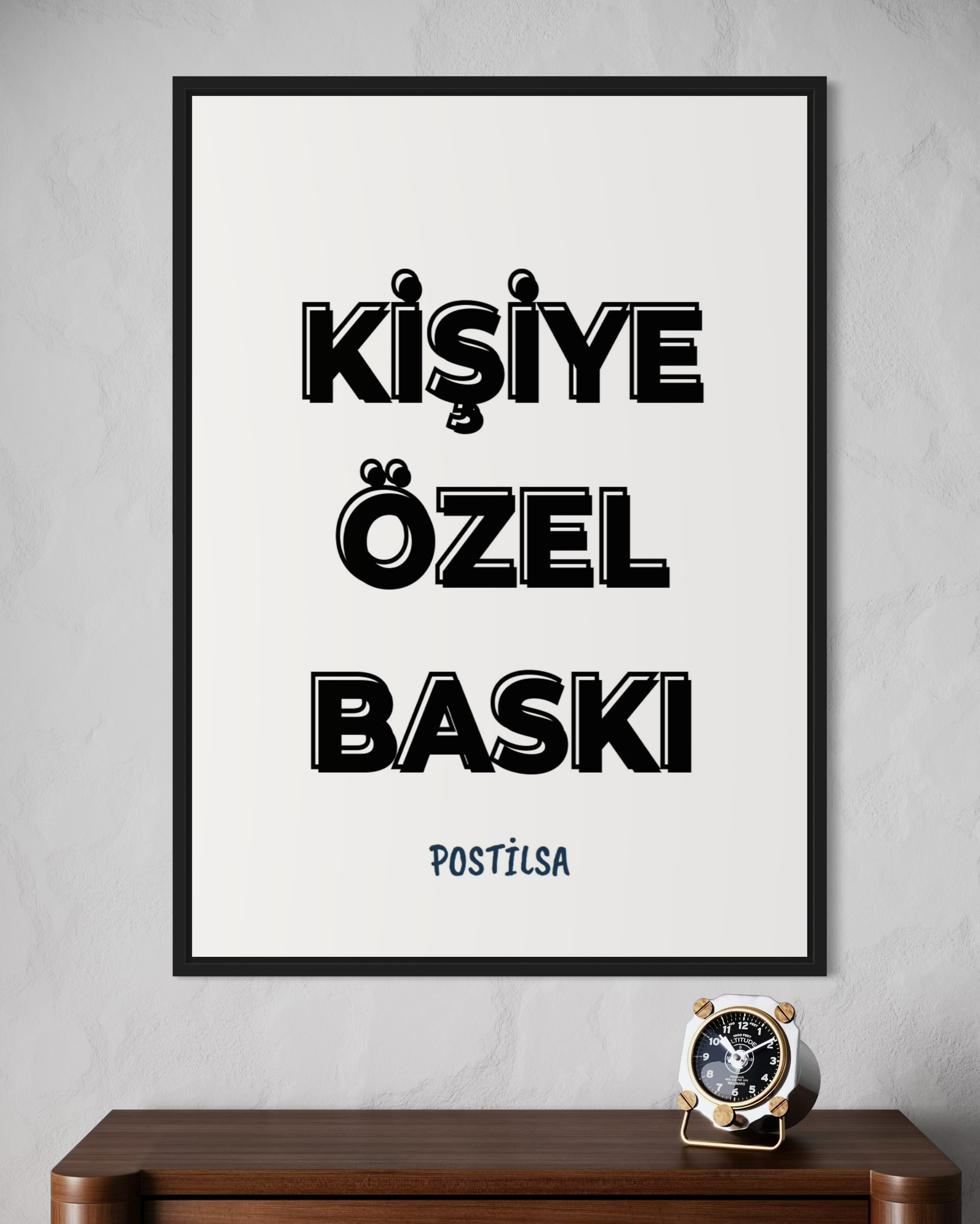 Kendi Dünyanı Yansıt – Kişisel Tasarım Posteri