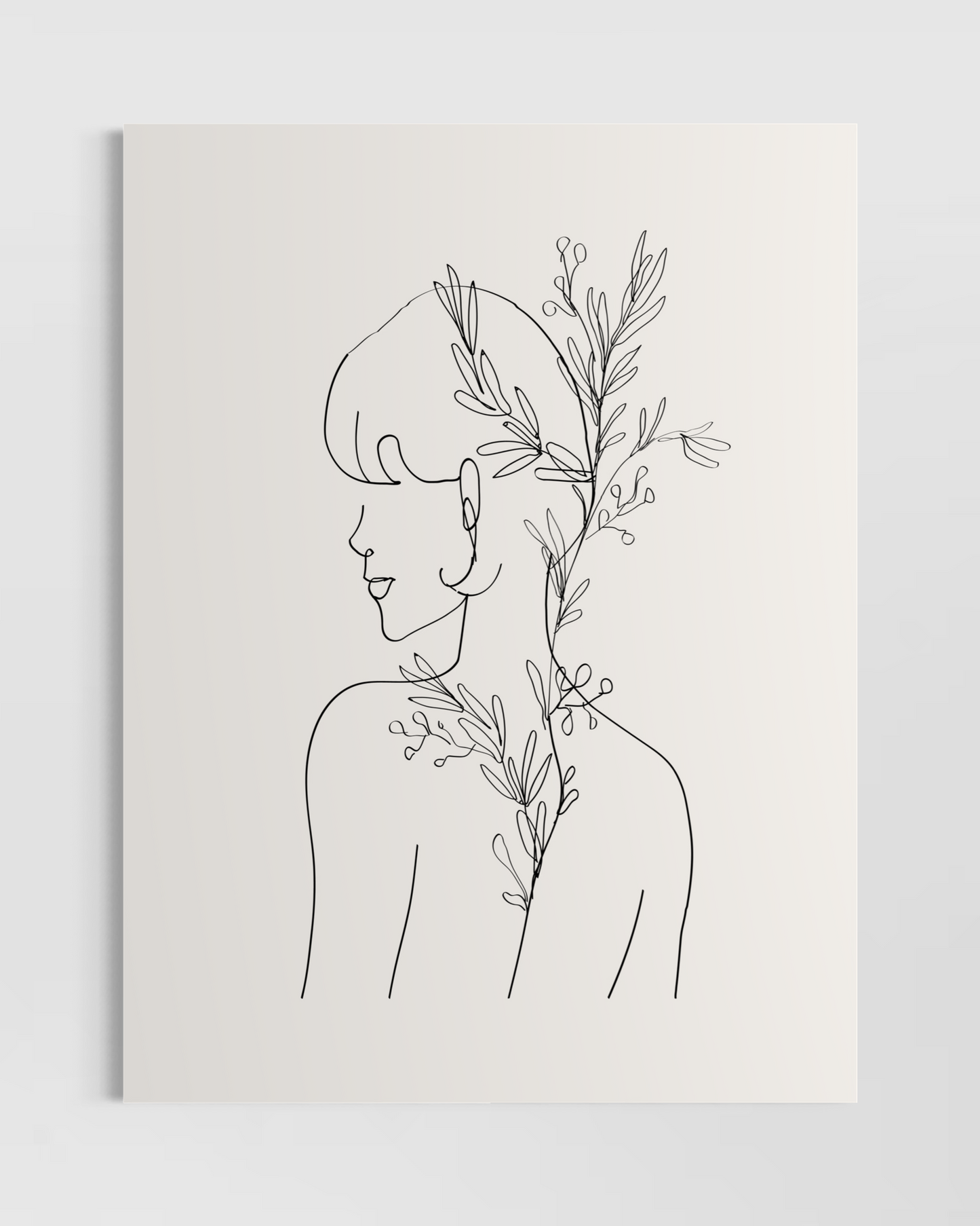 Minimalist Kadın No.3 Poster