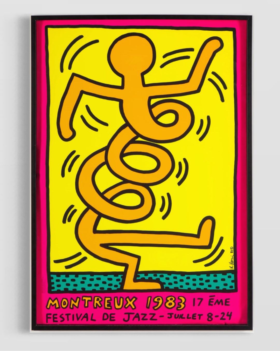 Keith Haring Festival de Jazz Poster