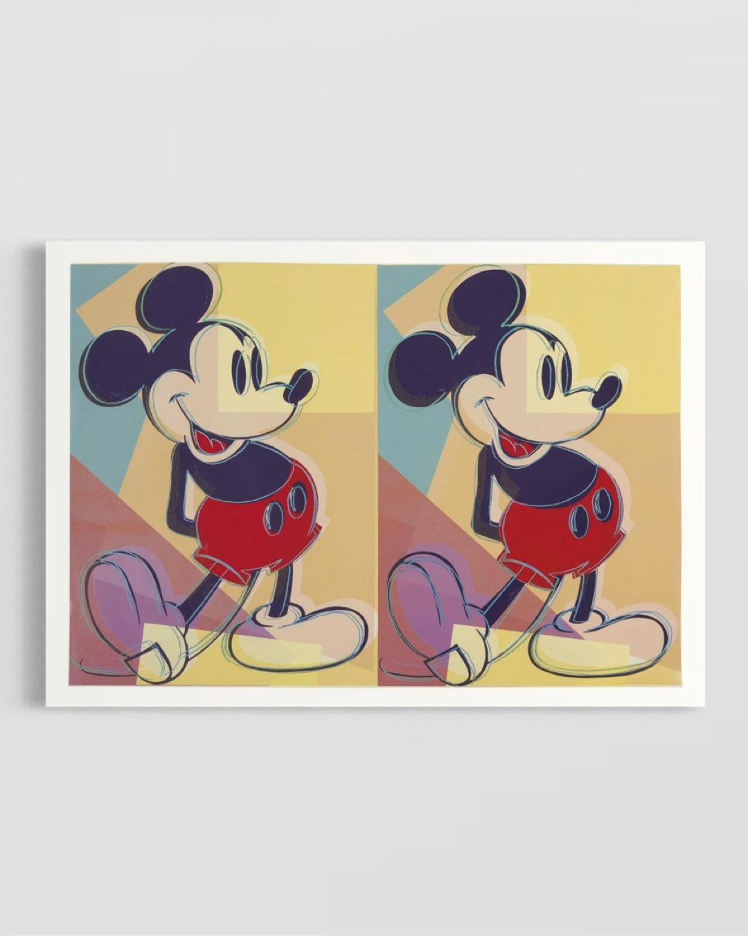 Andy Warhol - Double Micky Mouse Poster