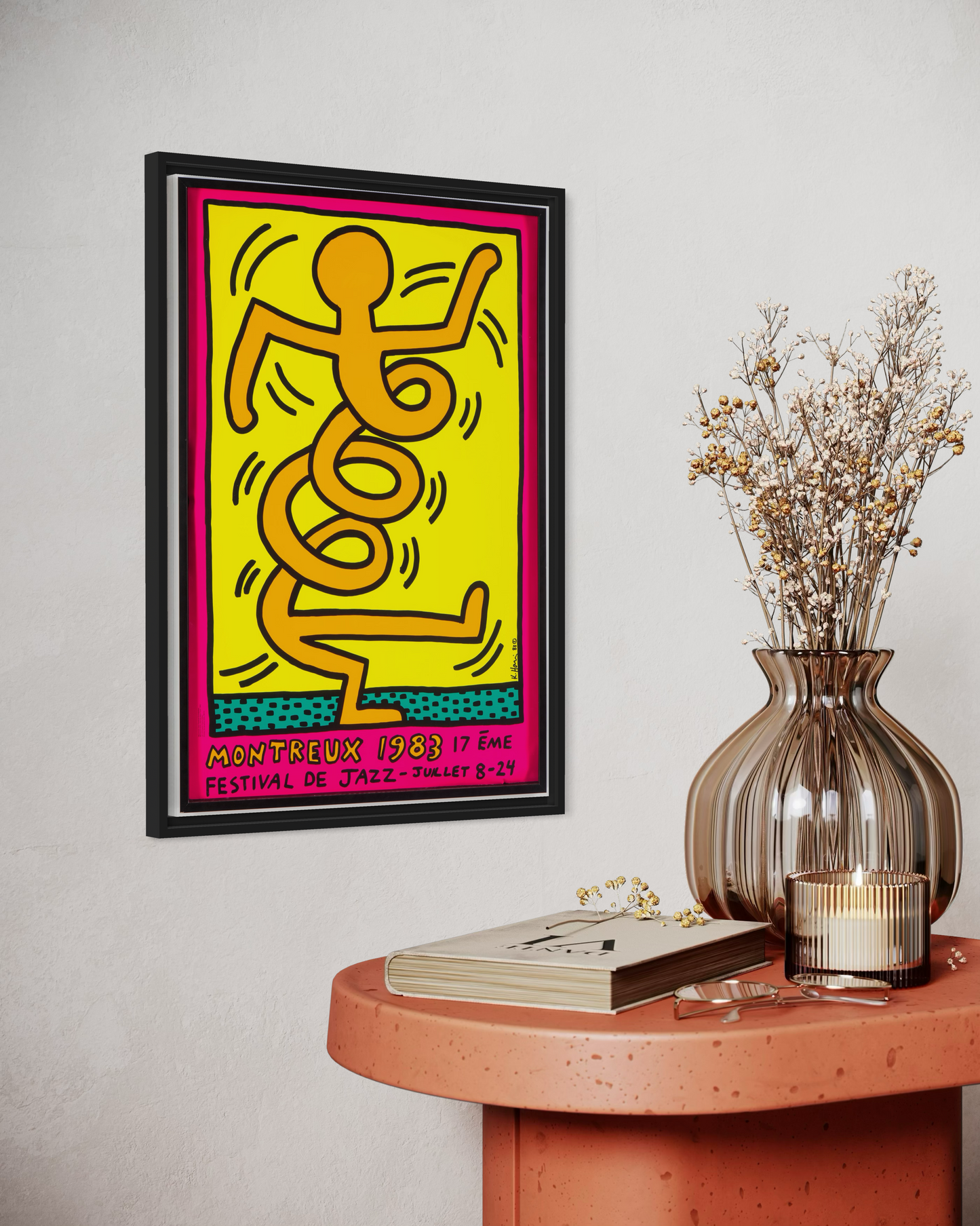 Keith Haring Festival de Jazz Poster