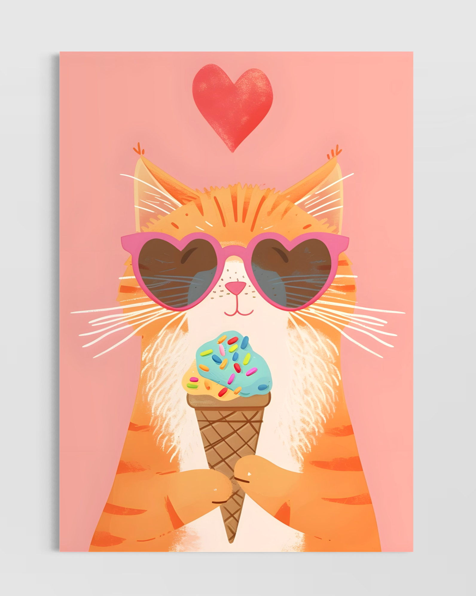 Dondurmalı Kedi Poster