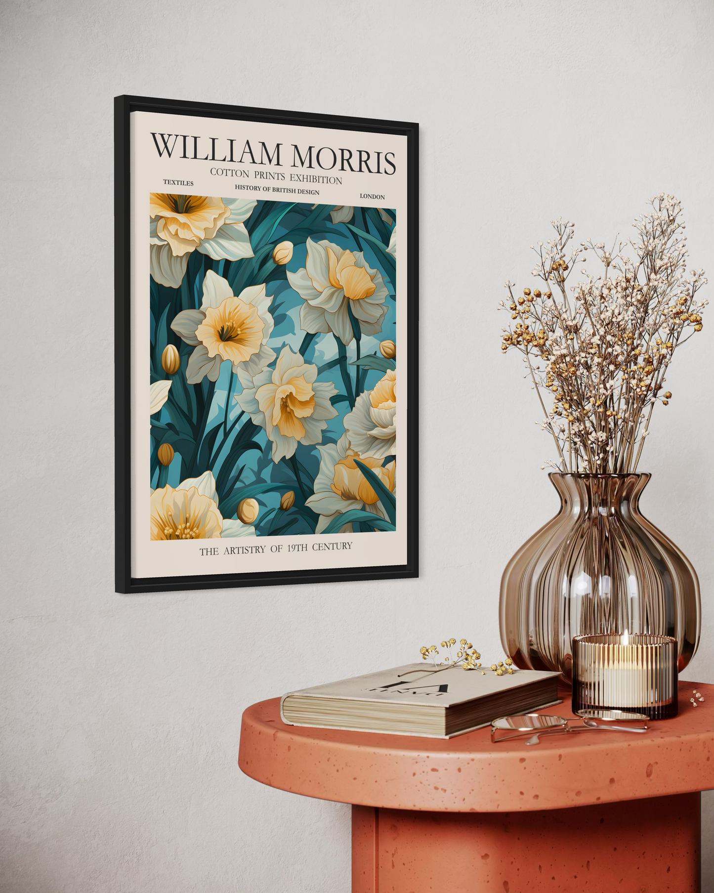William Morris Cotton Prints Exhibition No.2 Poster