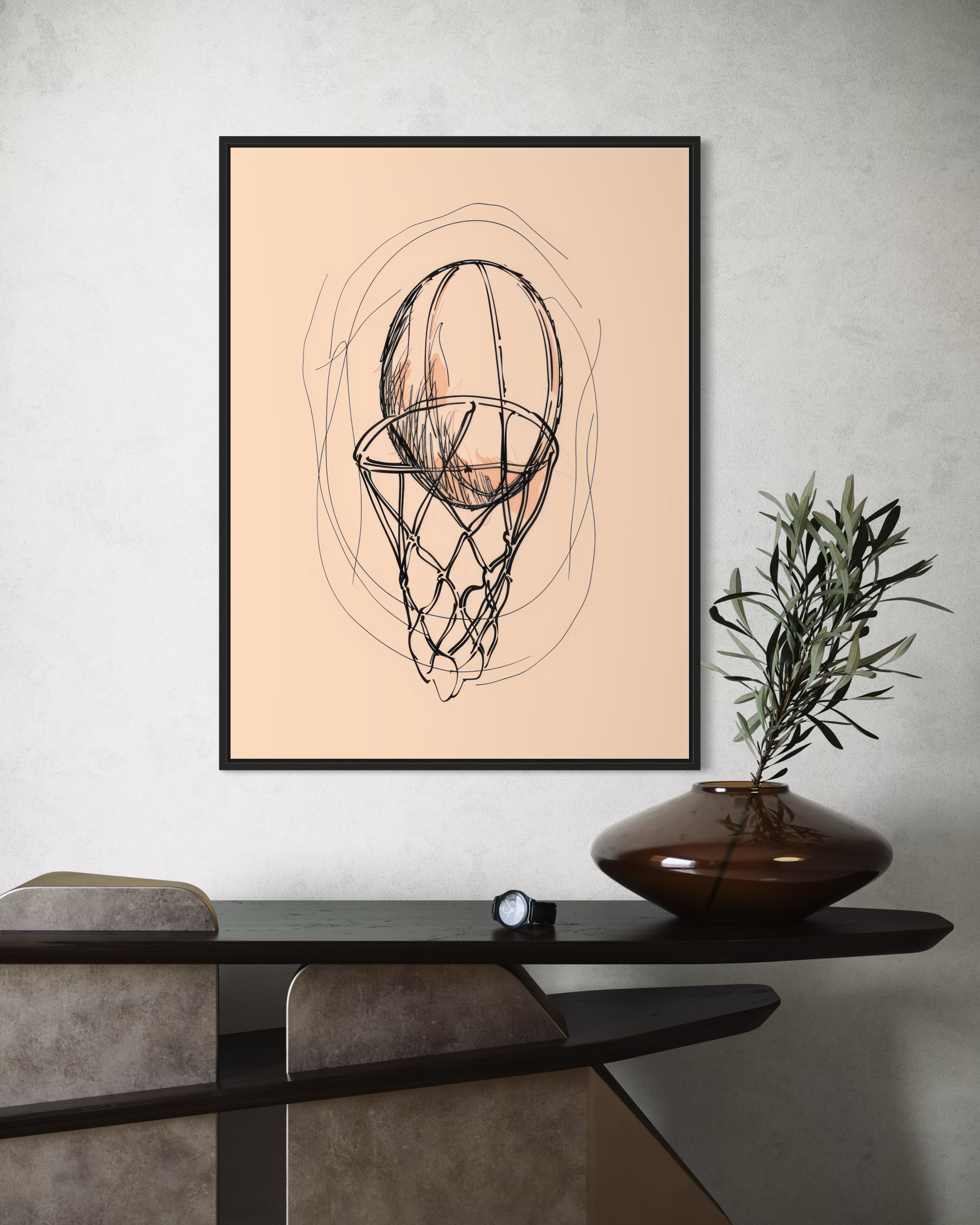 Basketbol Potası Poster