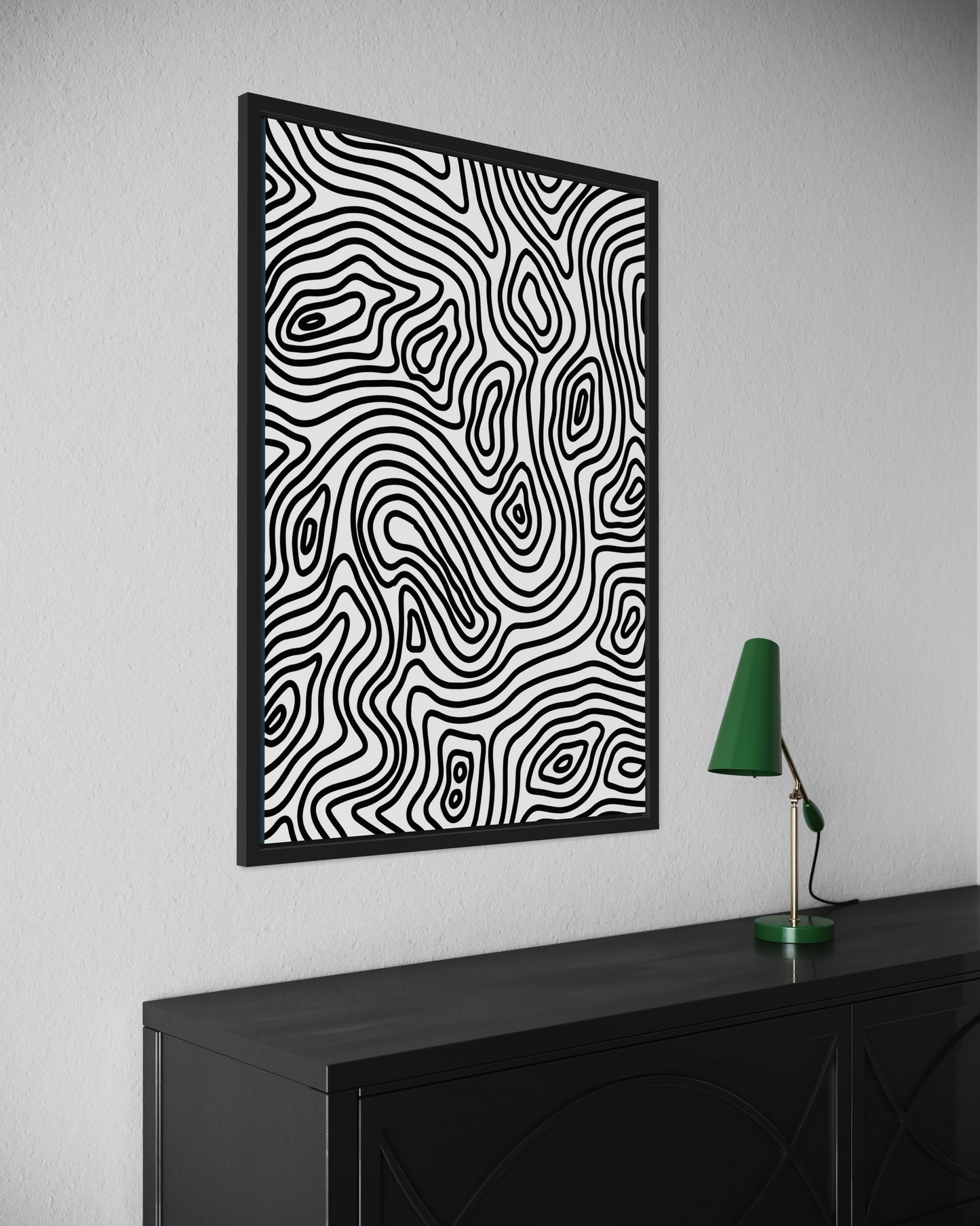 Dark Abstract No.13 Poster