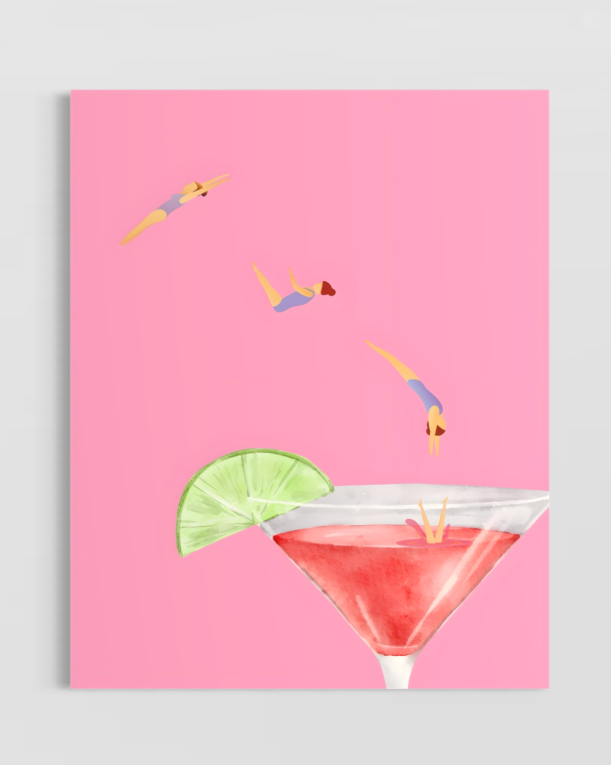 Jump into Cocktail Poster