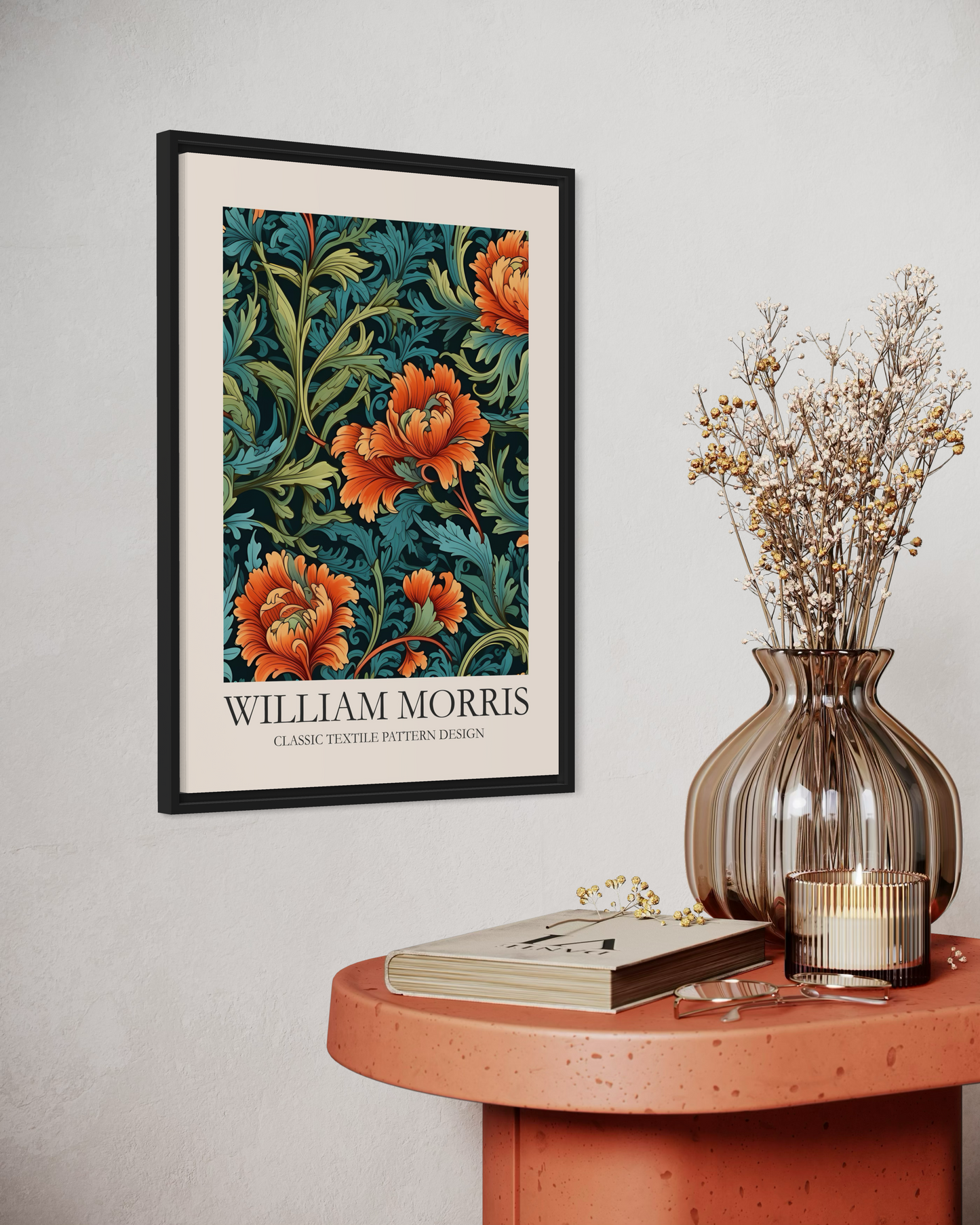 William Morris Classic Textile Pattern Design Poster