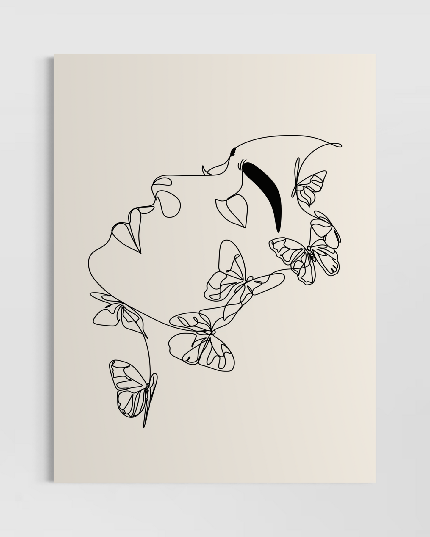 Minimalist Kadın No.10 Poster