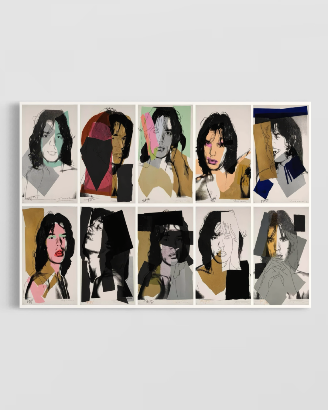 Andy Warhol - Mick Jagger Poster