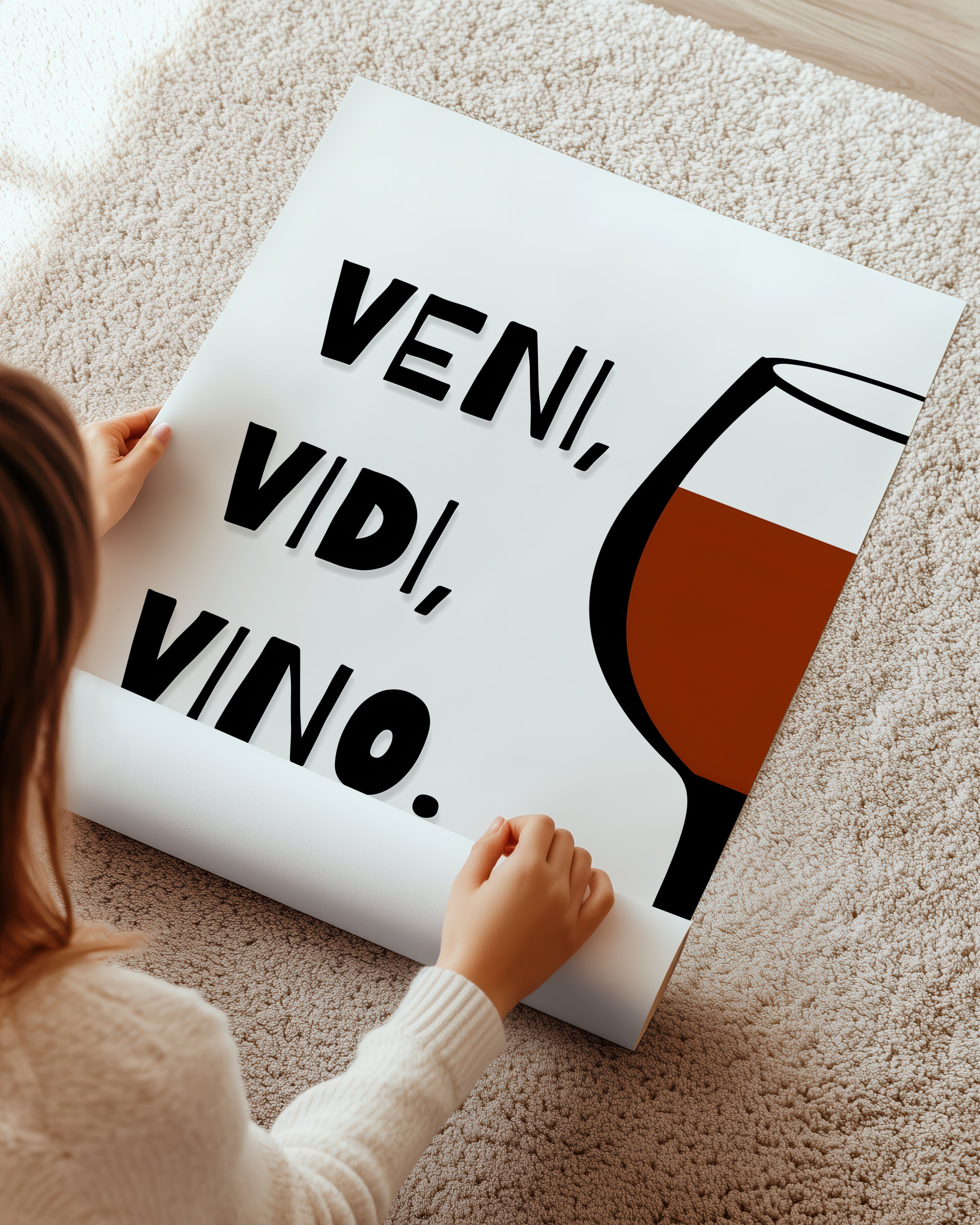 Veni, Vidi, Vino Poster
