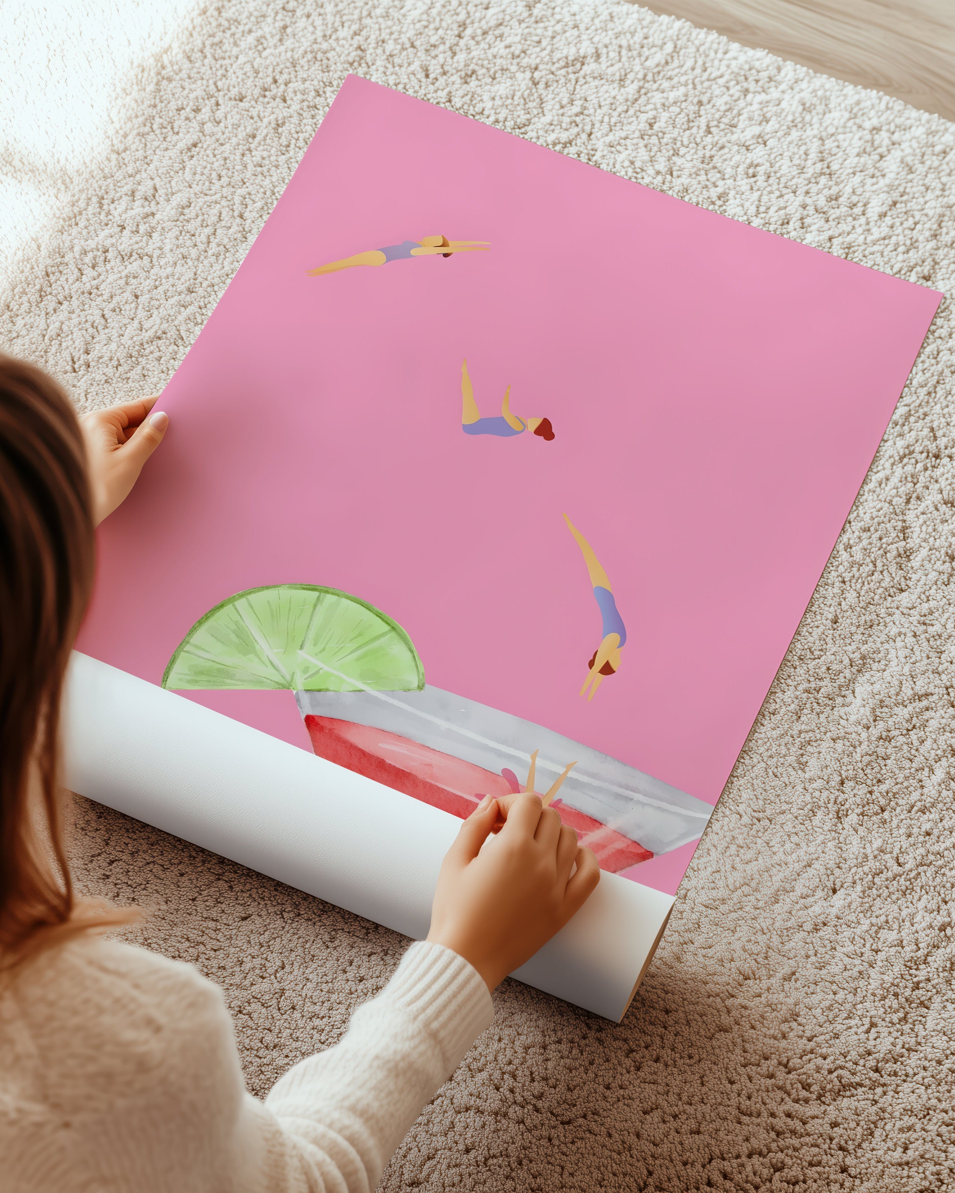 Jump into Cocktail Poster