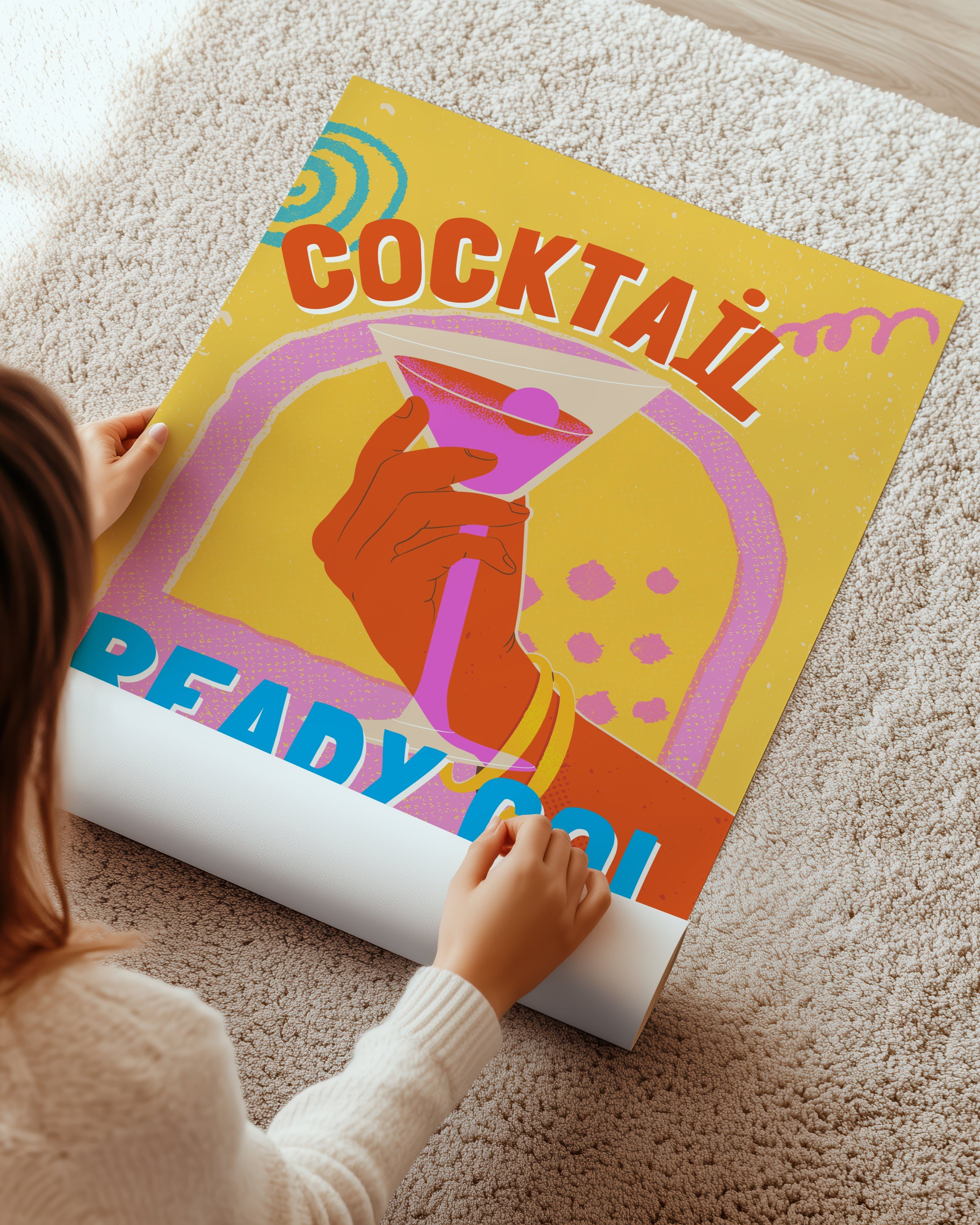 Cocktail Ready Go Poster