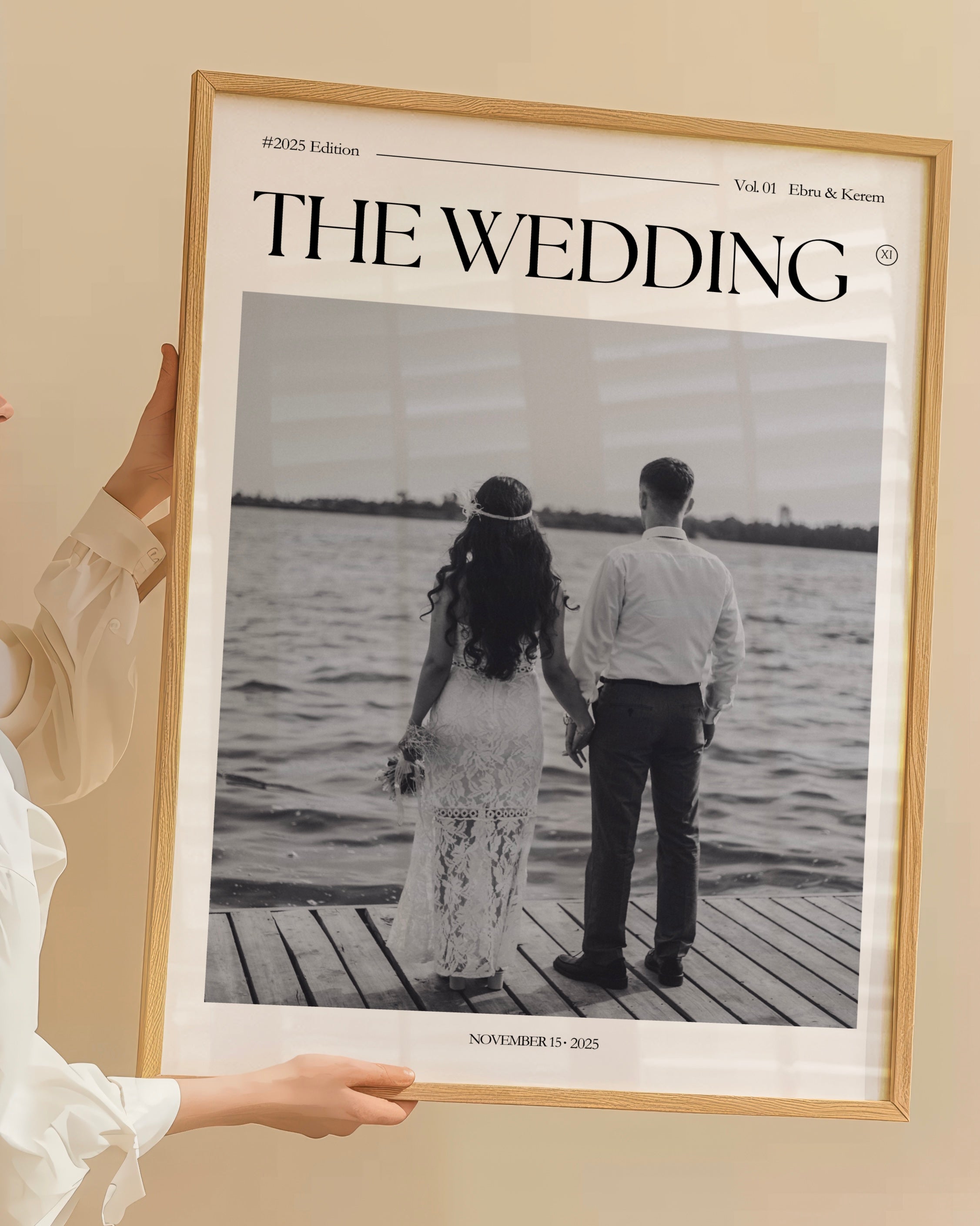 Kişiye Özel The Wedding Poster - Özel Tasarım