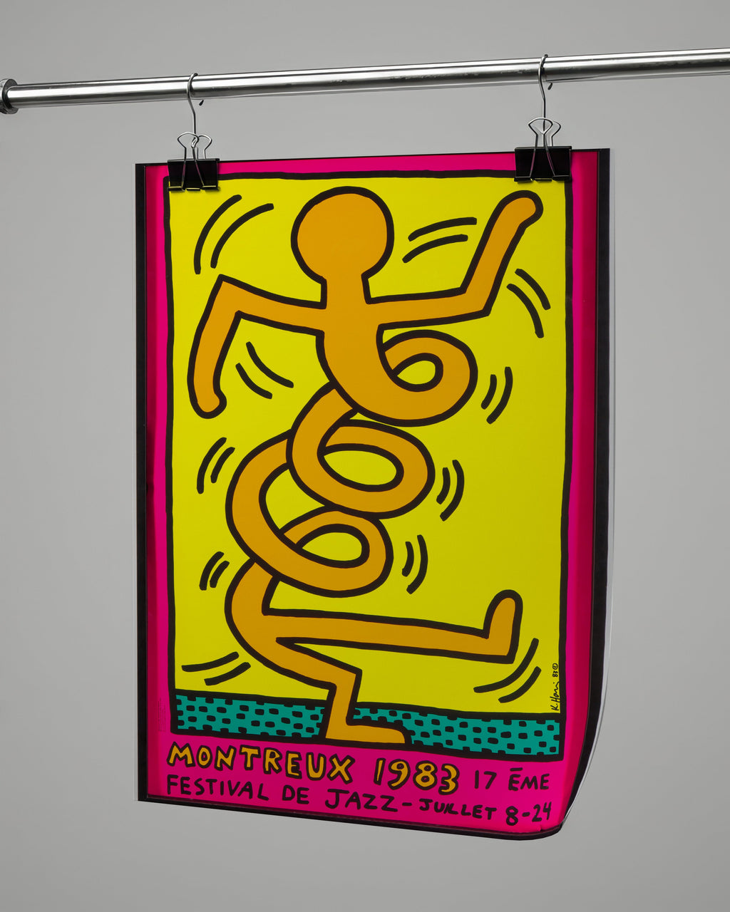 Keith Haring Festival de Jazz Poster