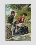 Eduardo Sanchez Sola - Courting Couple at the Fountain Poster