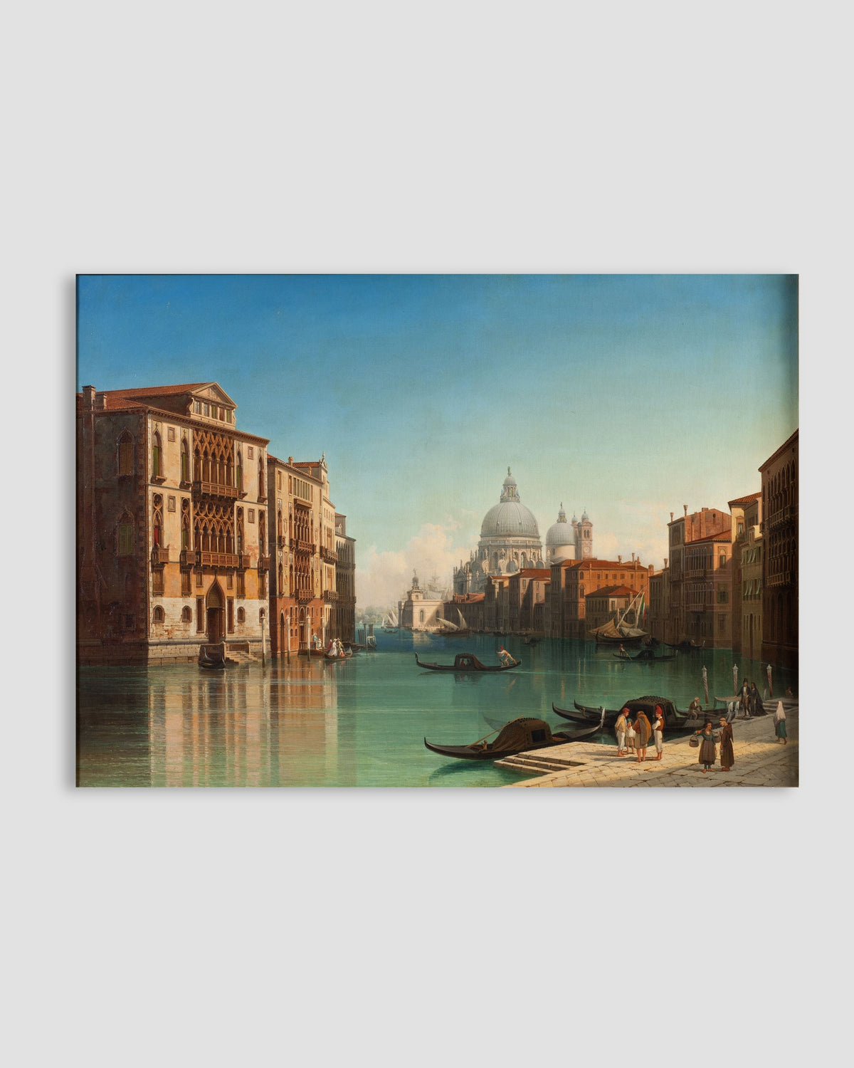 Gustaf Wilhelm - View of Canal Grande in Venice Poster