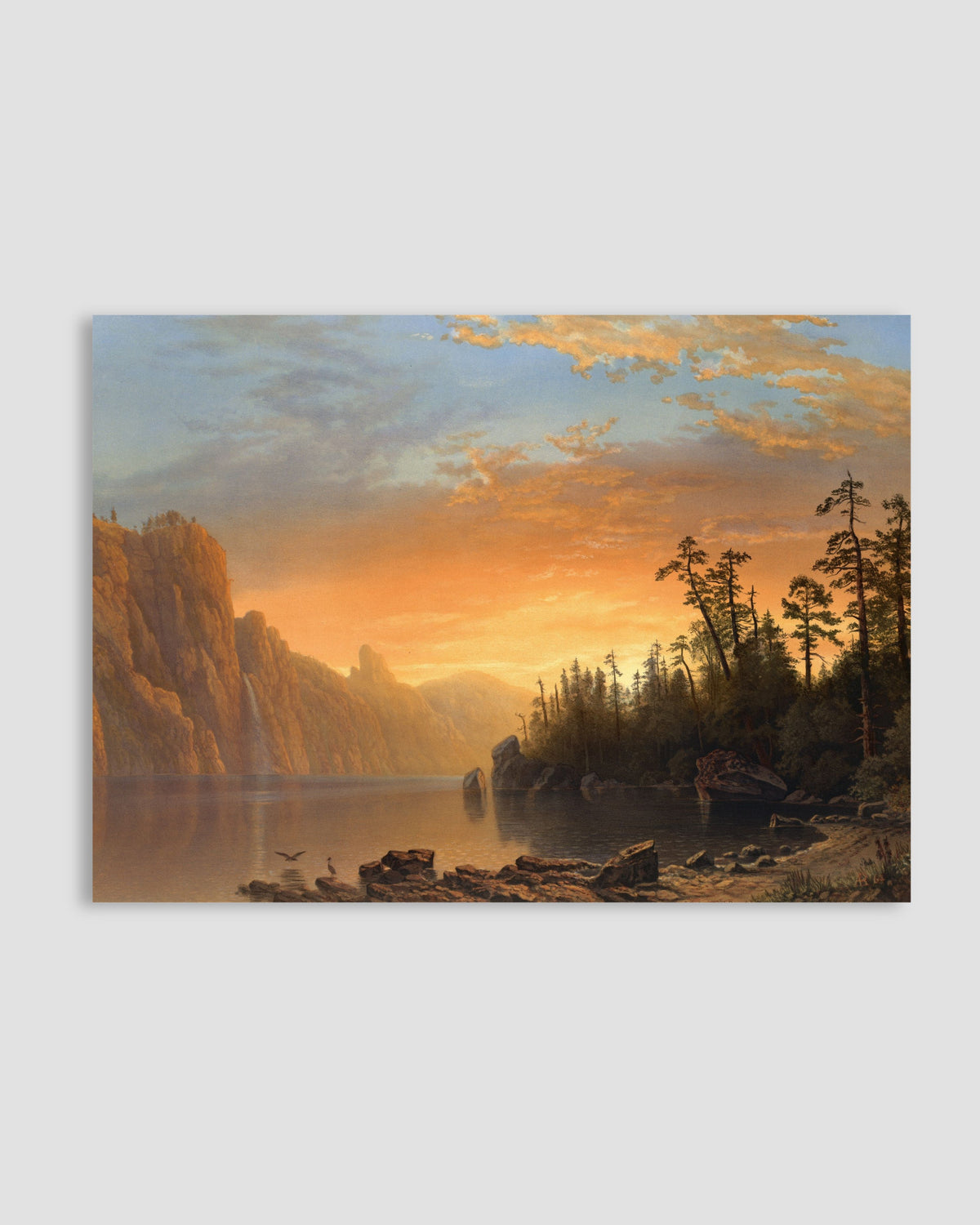 Albert Bierstadt - Sunset in California Poster