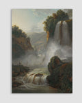 Peter Birmann - Waterfall Near Tivoli Poster