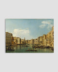 Canaletto - Venice: the Grand Canal from the Palazzo Foscari to the Carita Poster