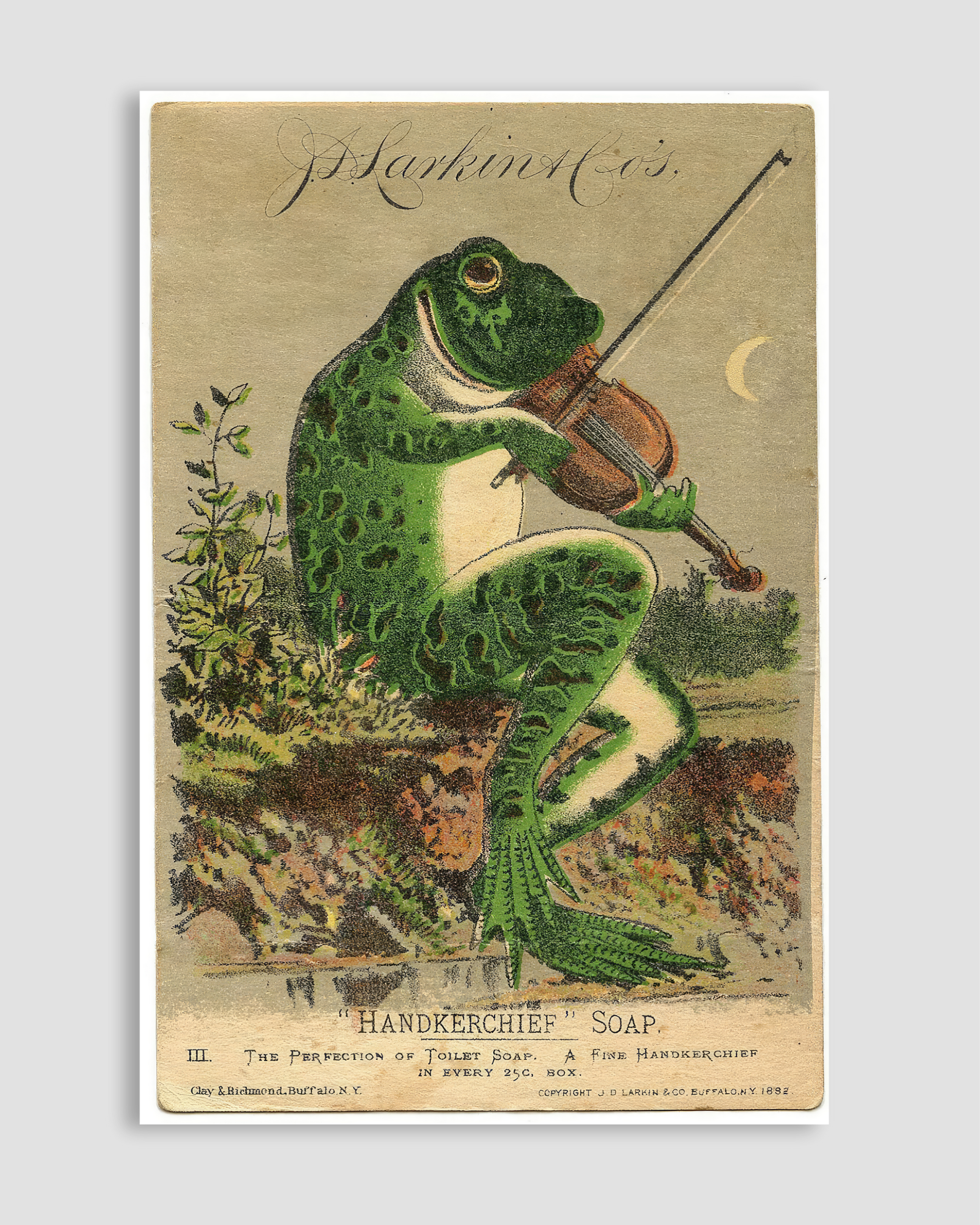 Handkerchief Soap Poster