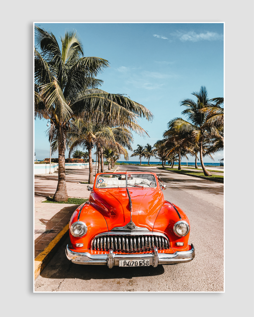 Vintage Car Poster