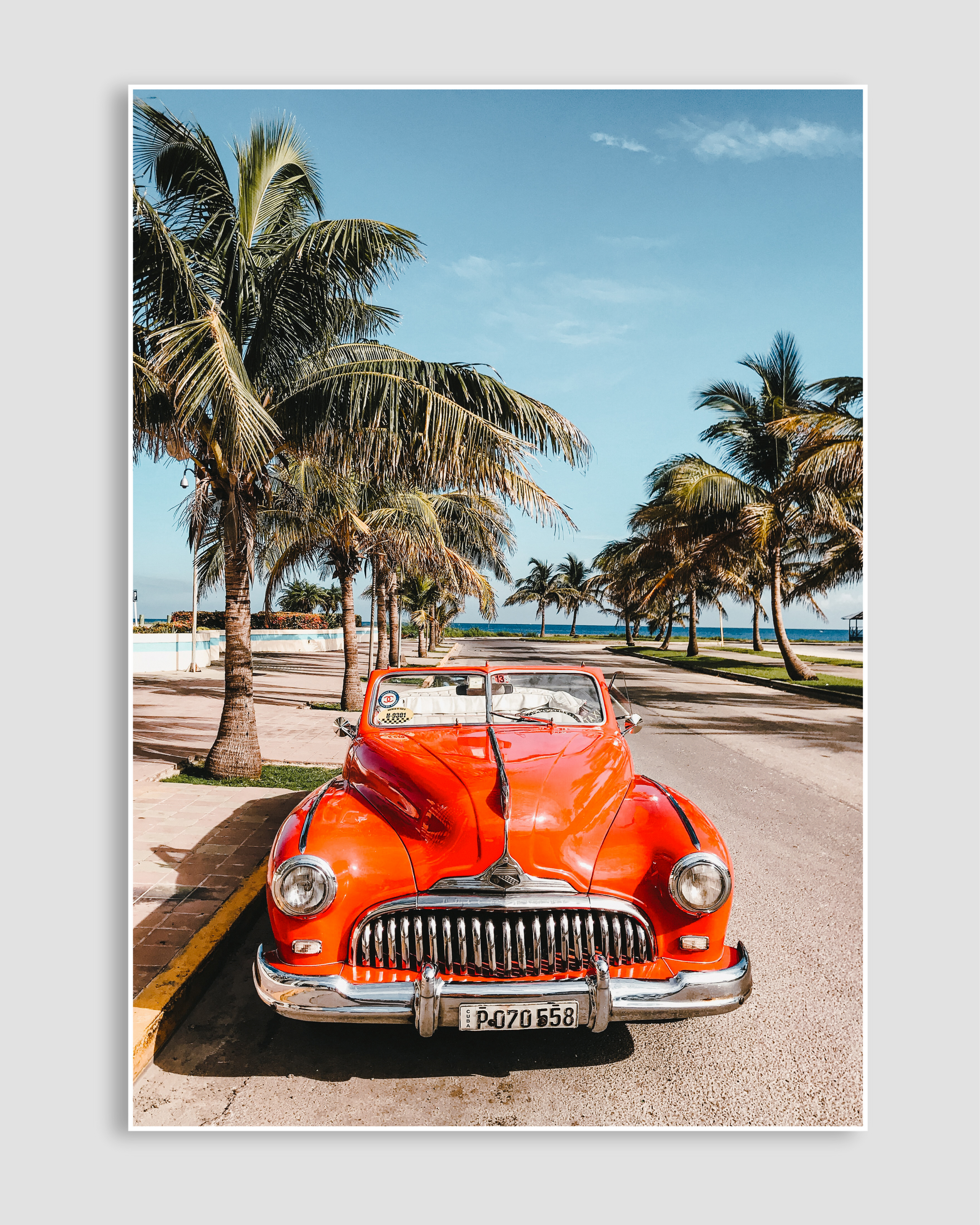 Vintage Car Poster