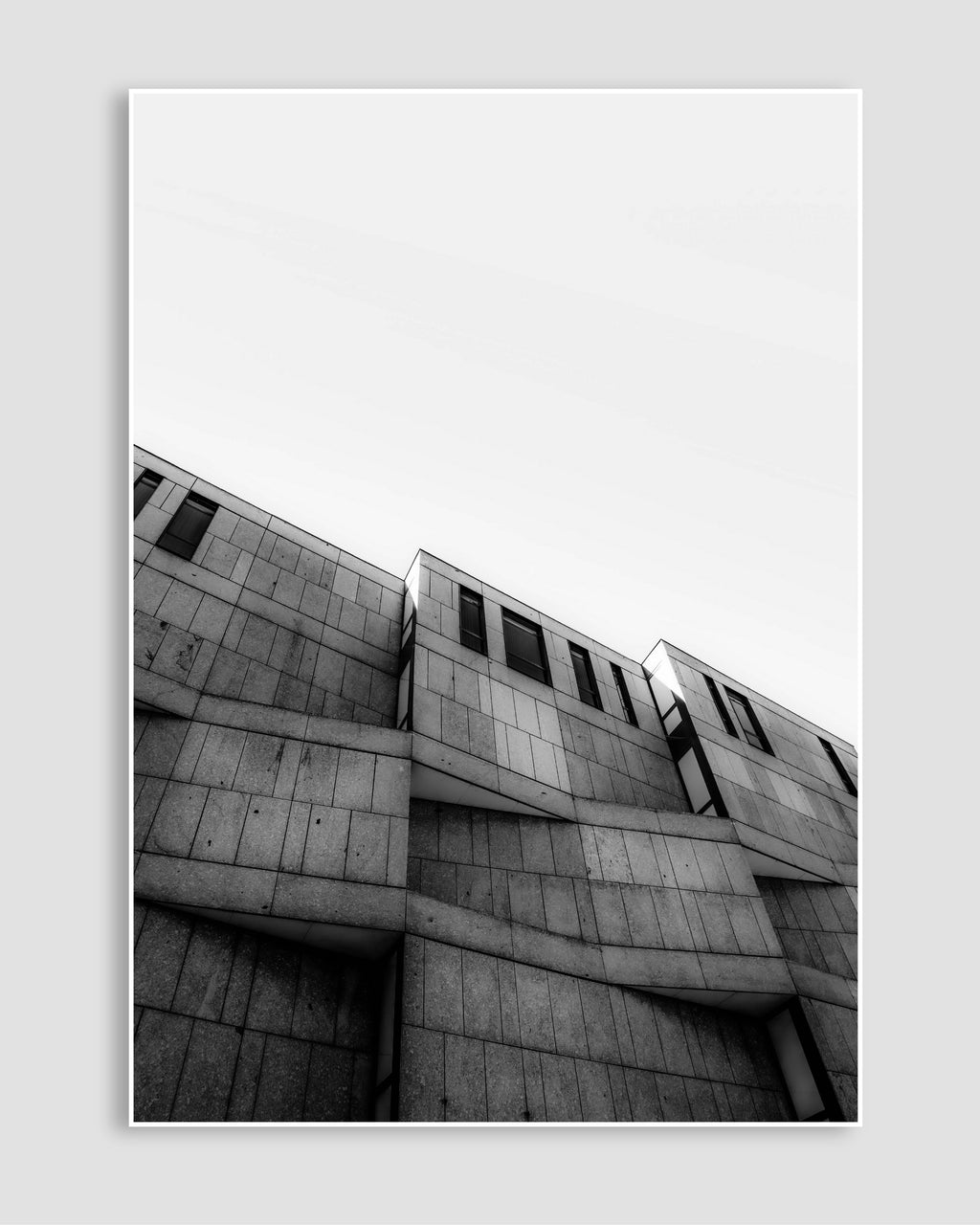 Siyah Beyaz Mimari No.2 Poster