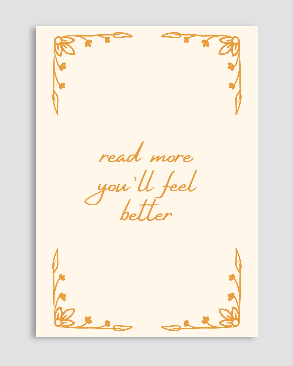 Read More, You'll Feel Better Poster