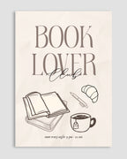 Book Lover Club Poster