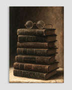 Vintage Books Poster