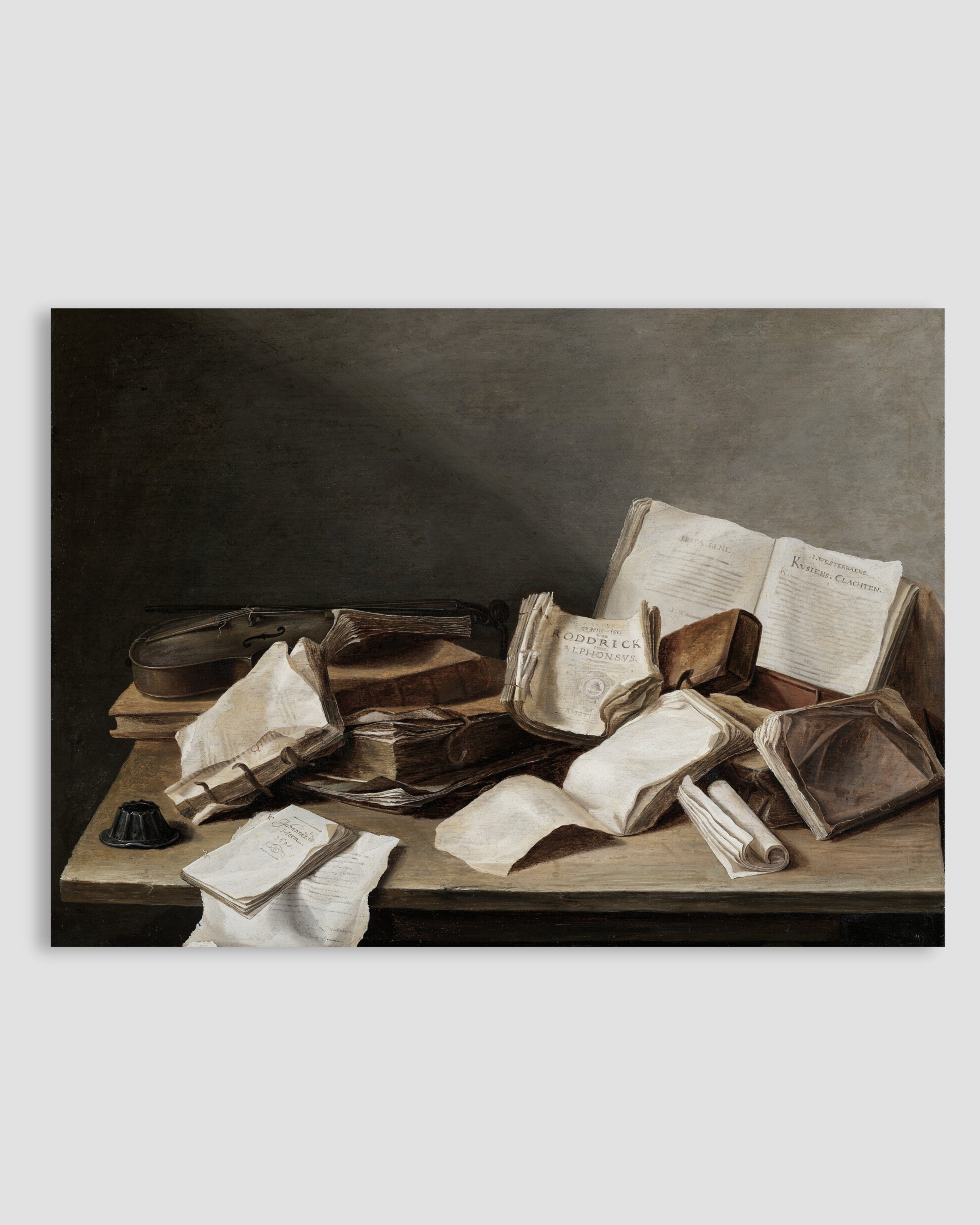 Messy Books No.2 Poster