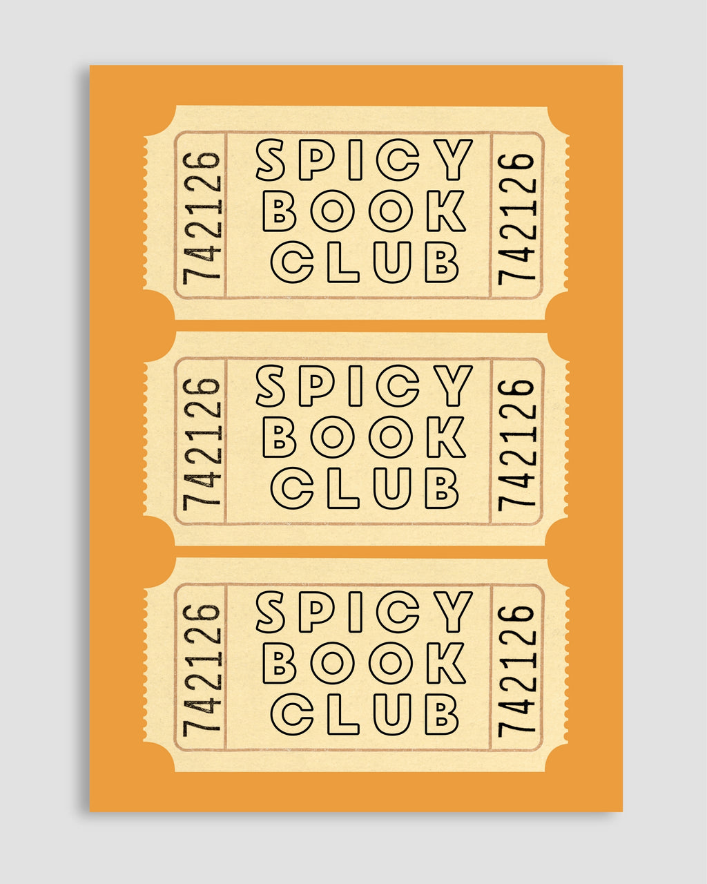 Spicy Book Club Poster