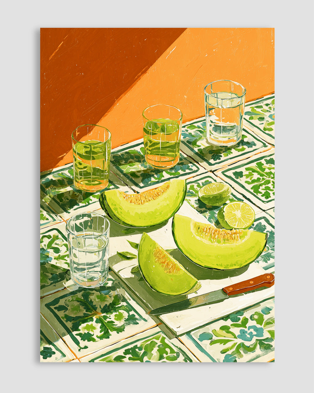 Pastel Sofra Dokunuşu Poster