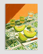 Pastel Sofra Dokunuşu Poster
