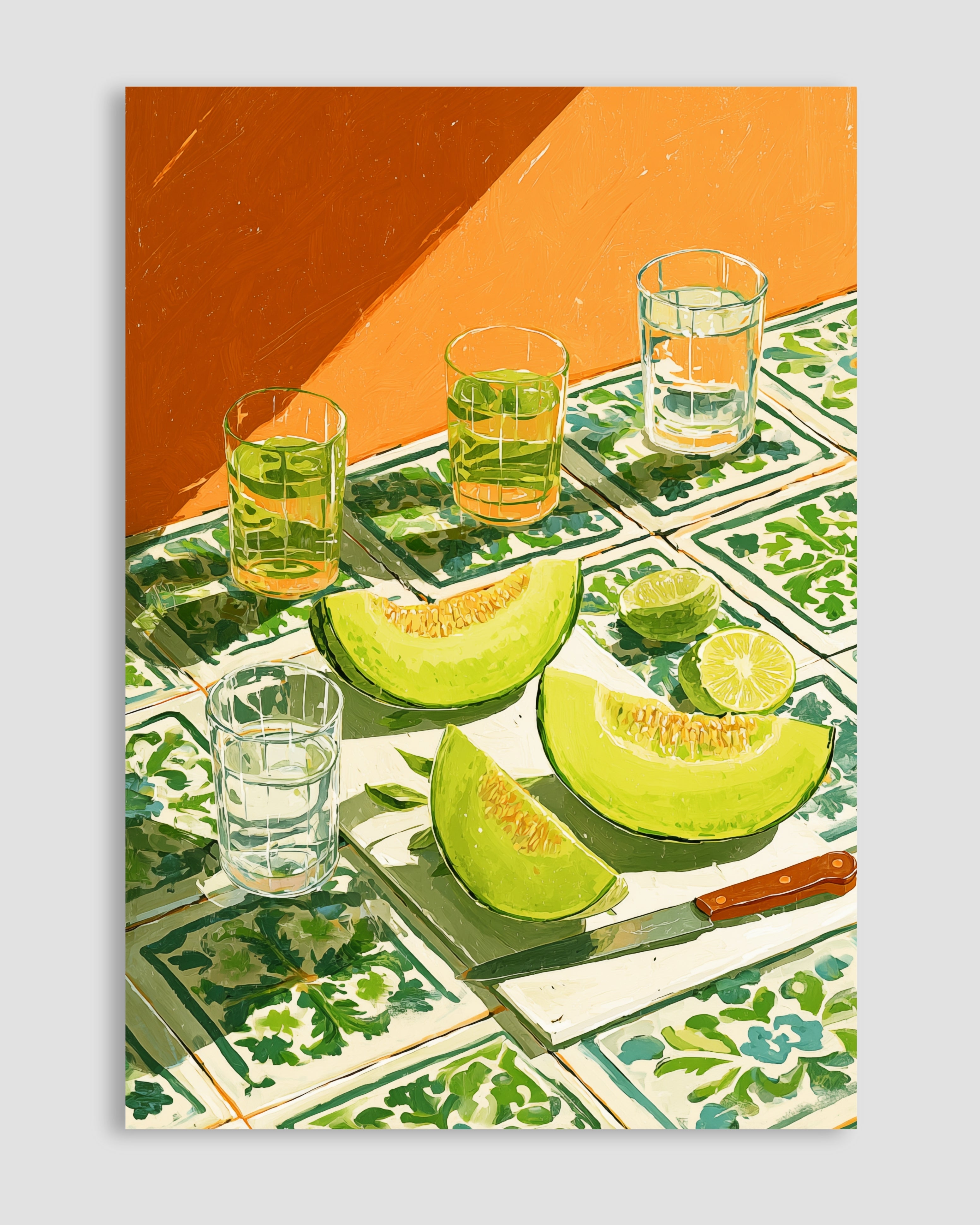 Pastel Sofra Dokunuşu Poster