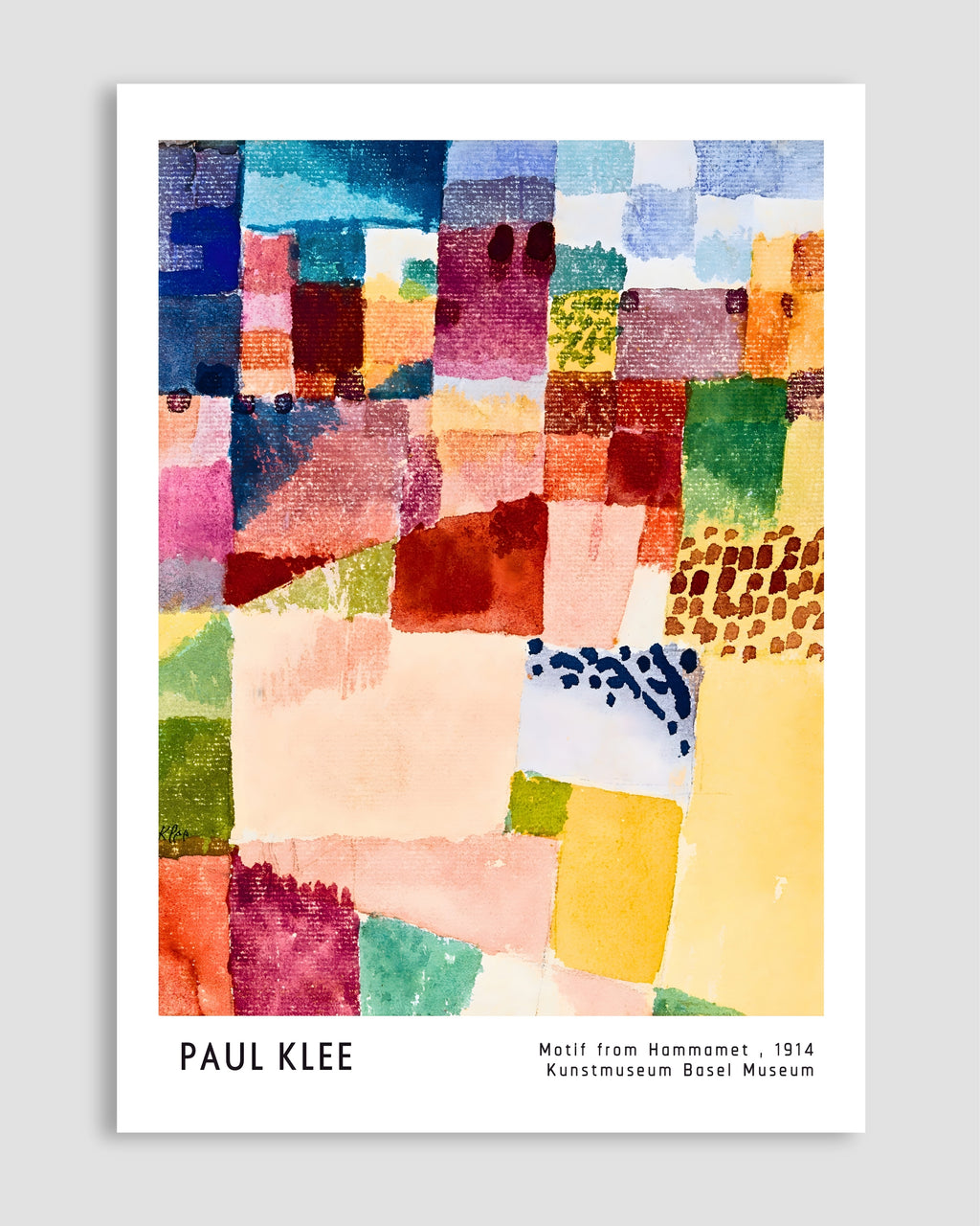 Paul Klee Motif From Hammamet Poster