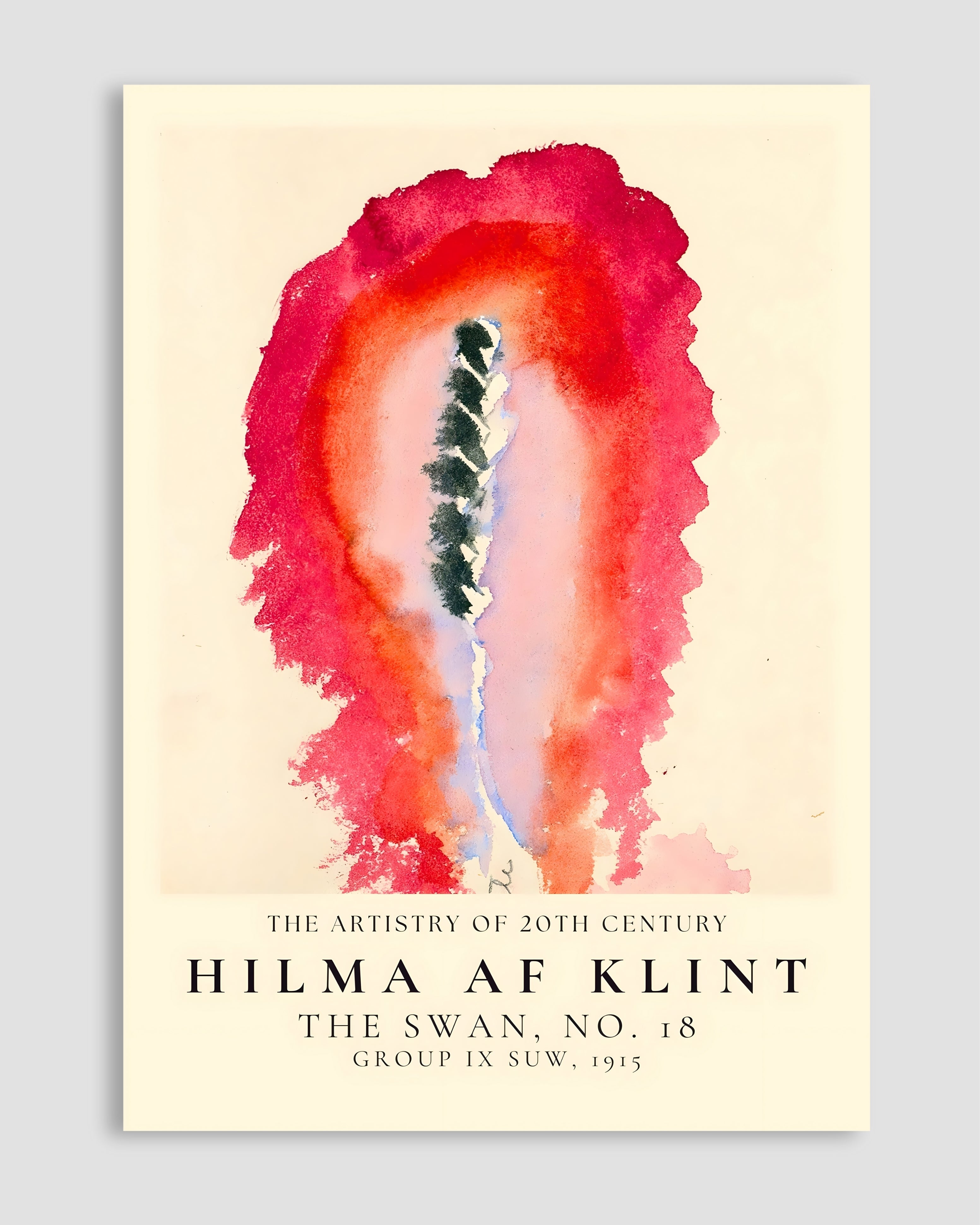 Hilma Af Klint The Swan No.18 Poster