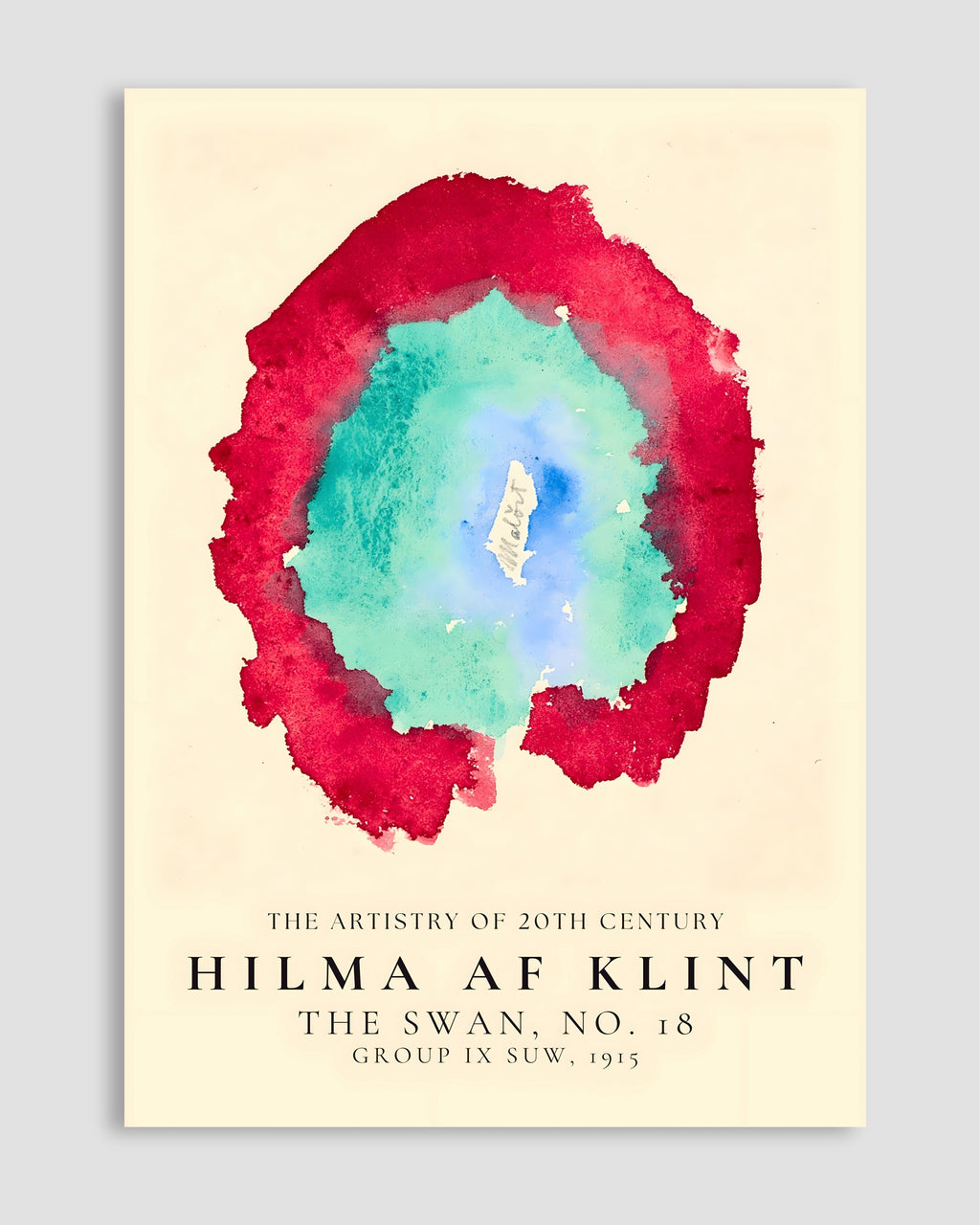 Hilma Af Klint The Swan No.18 Poster