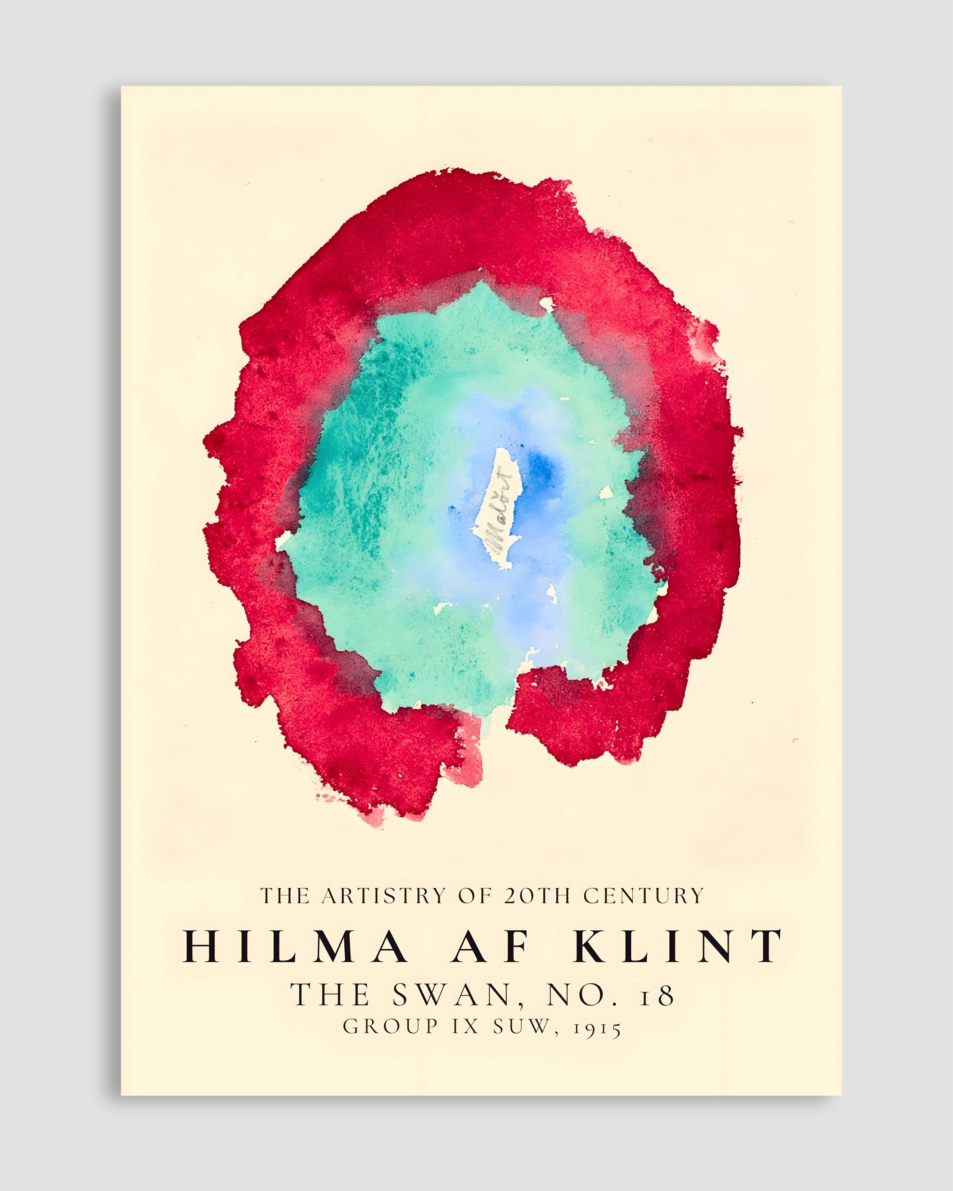 Hilma Af Klint The Swan No.18 Poster