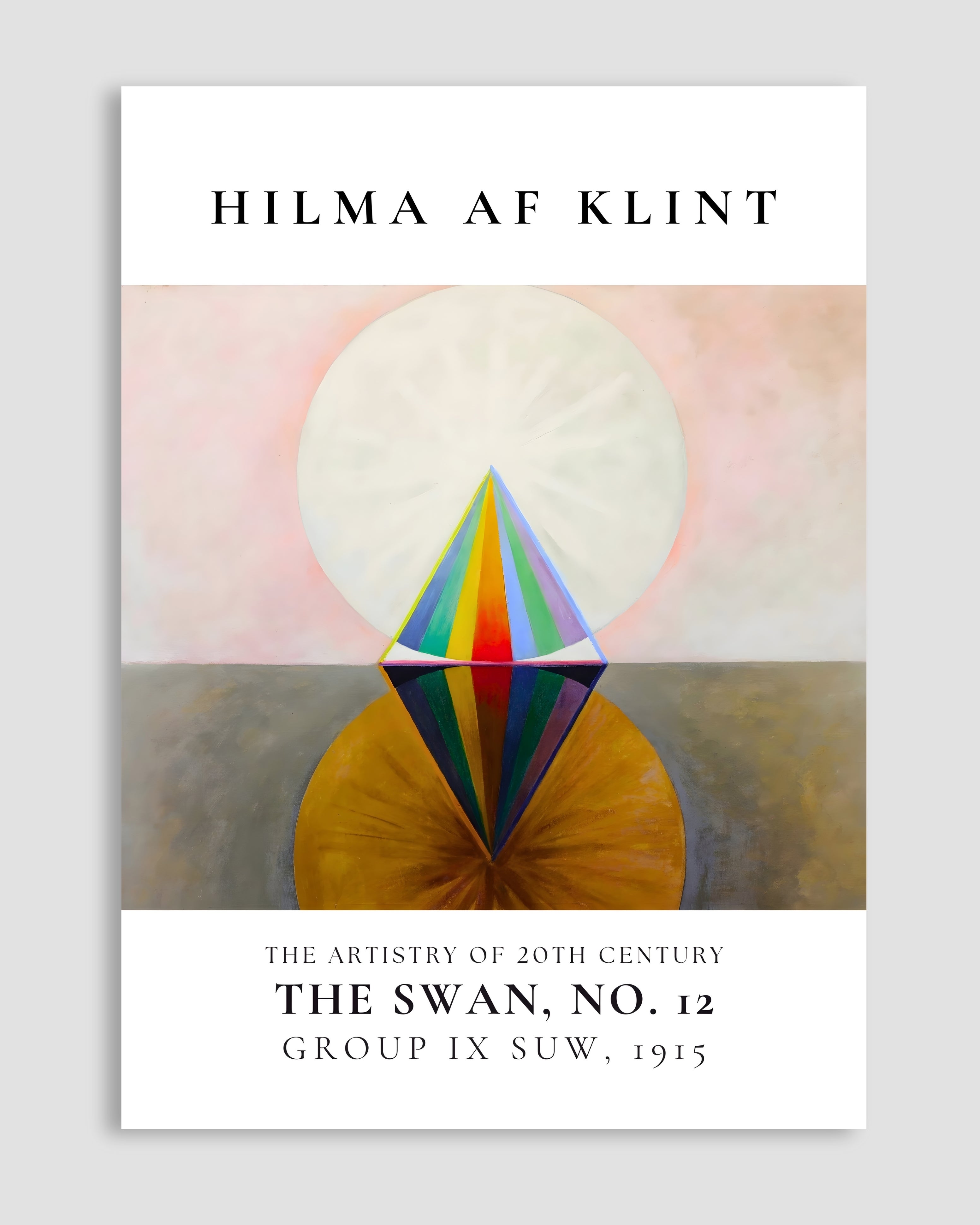 Hilma Af Klint The Swan No.12 Poster