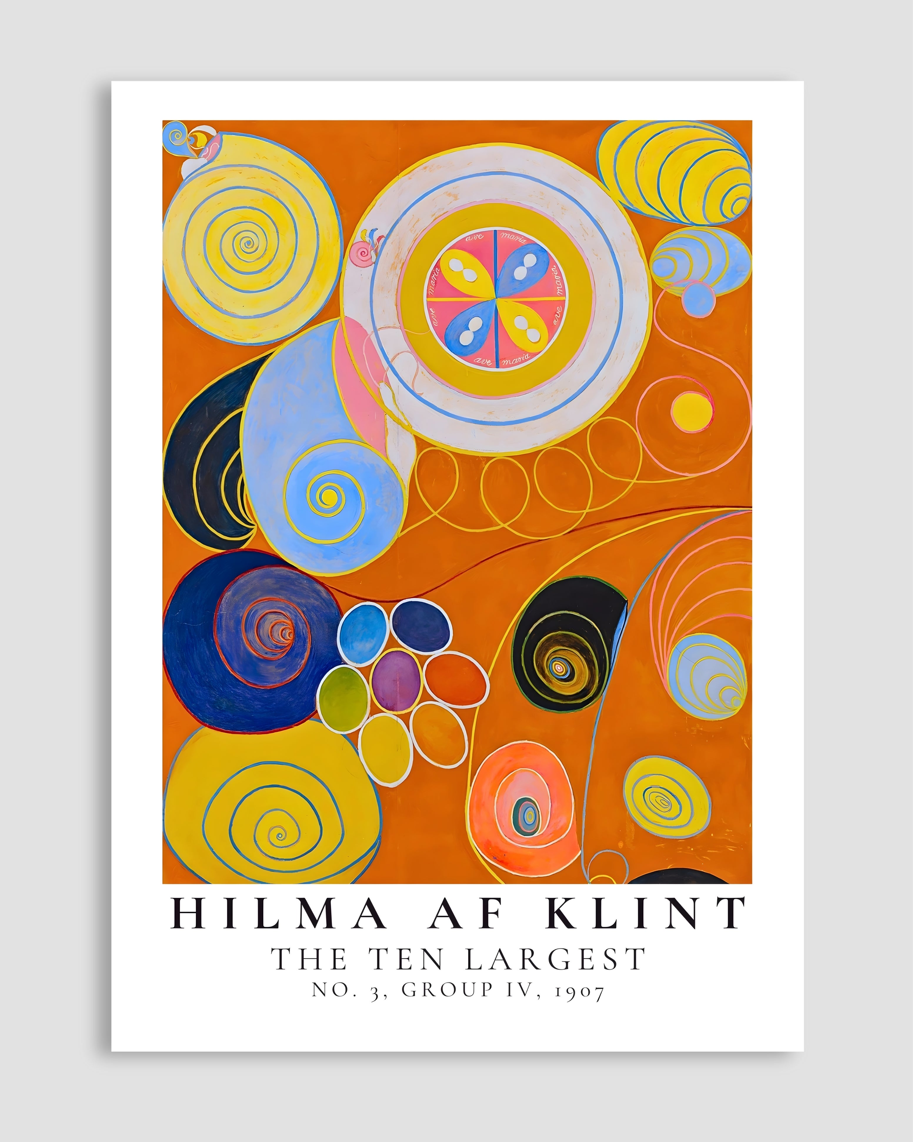 Hilma Af Klint The Ten Largest Poster