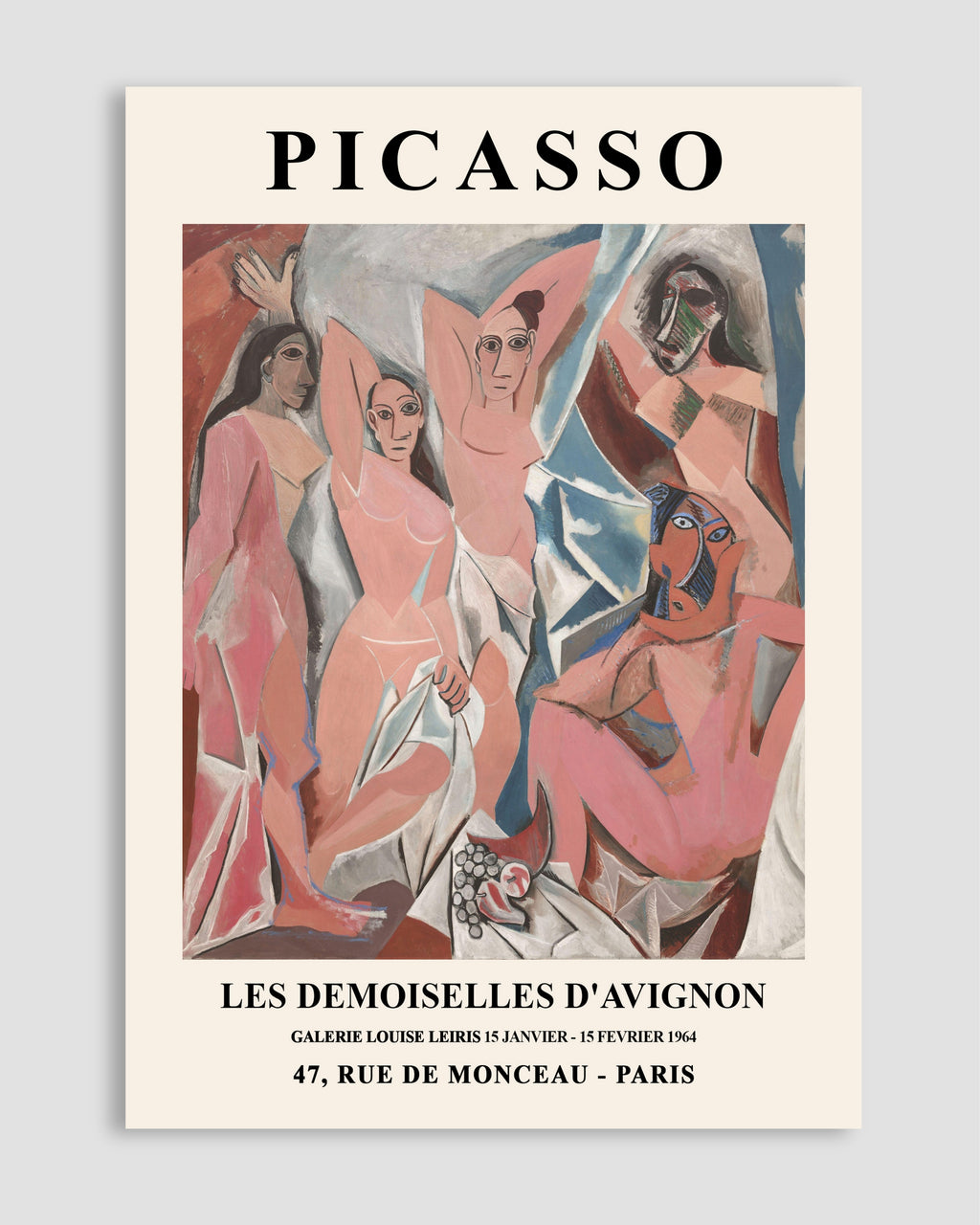 Picasso Les Demoiselles D'avignon Poster