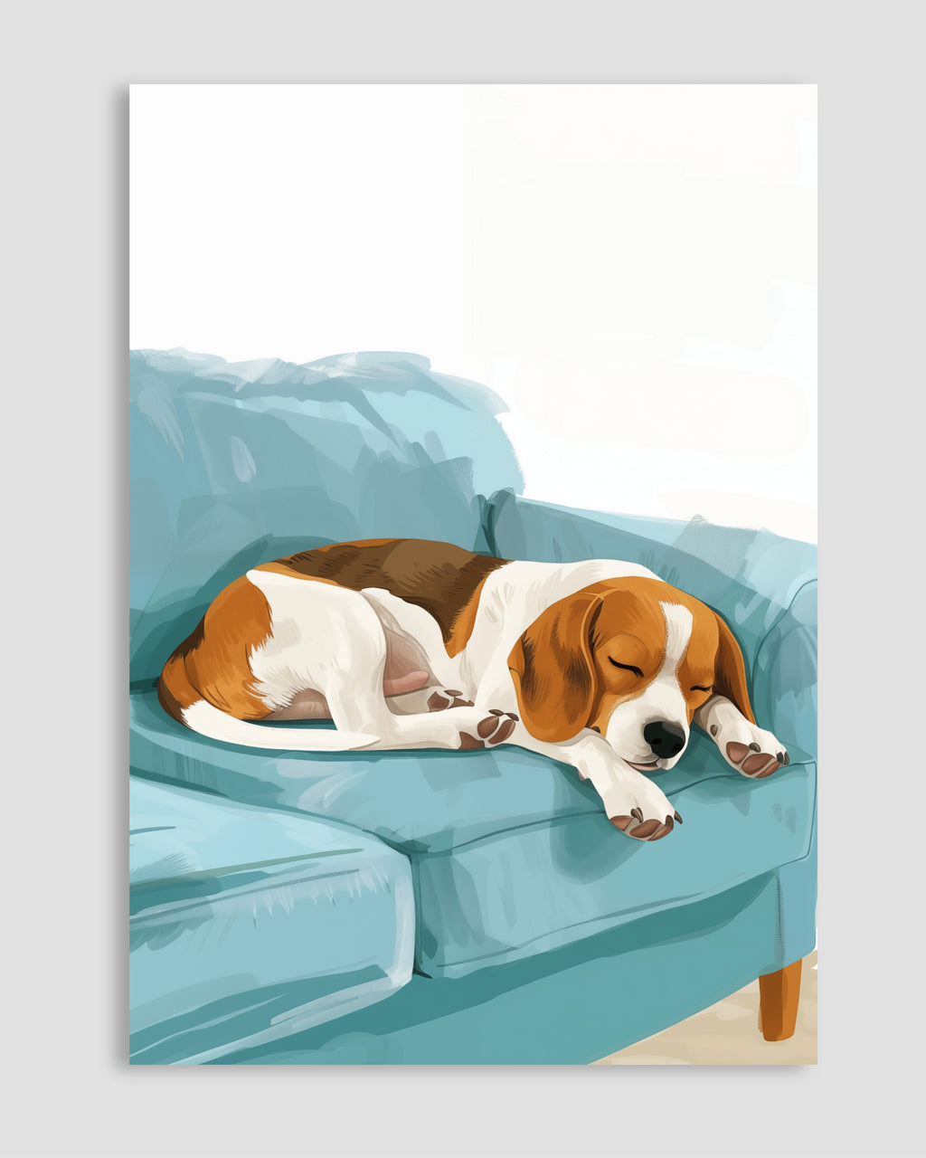 Sleepy Dog Poster