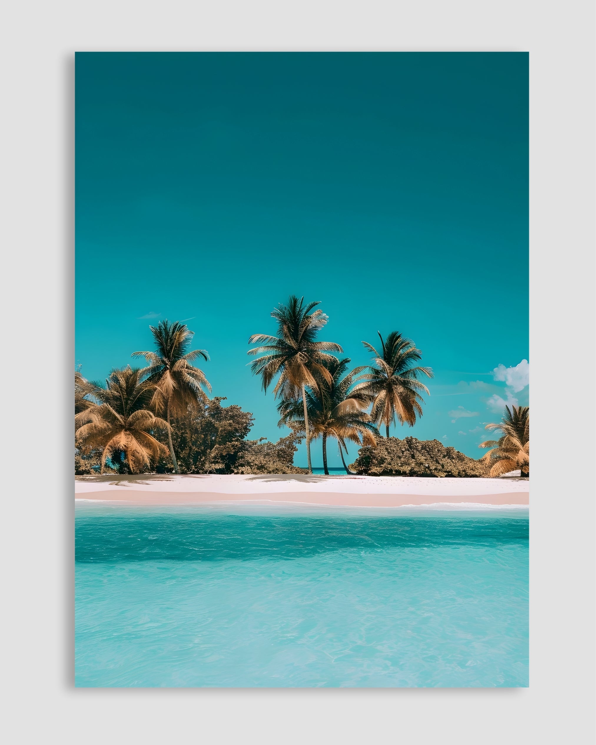 Palmiye ve Sahil No.8 Poster