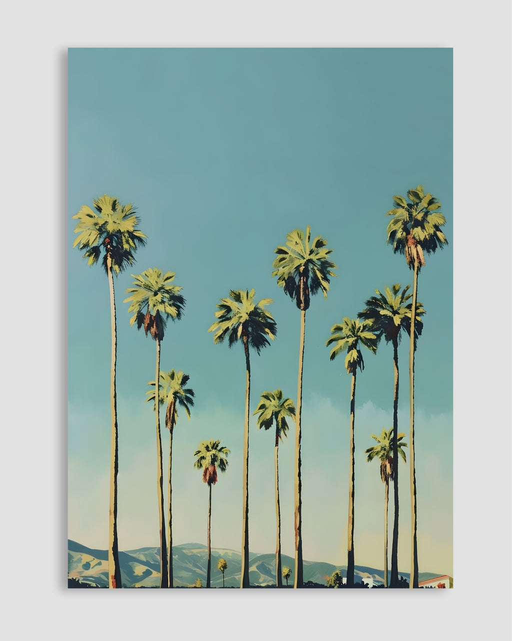 Palmiye ve Sahil No.6 Poster