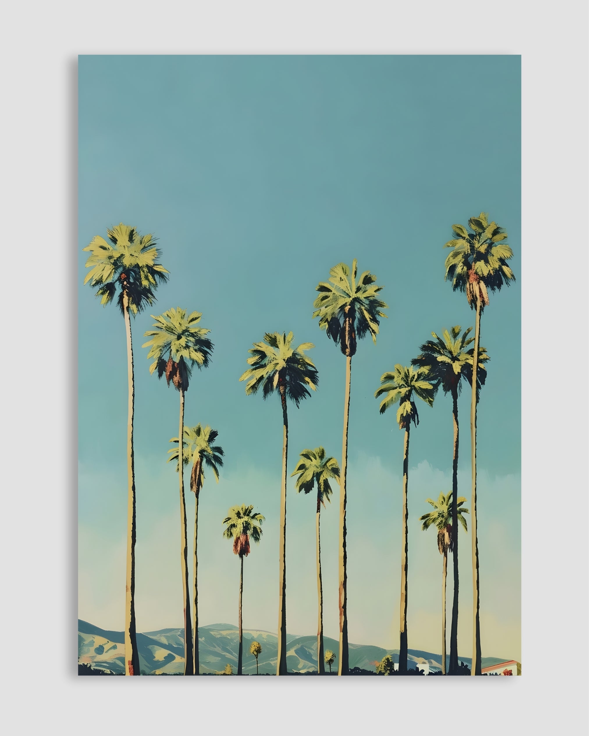 Palmiye ve Sahil No.6 Poster