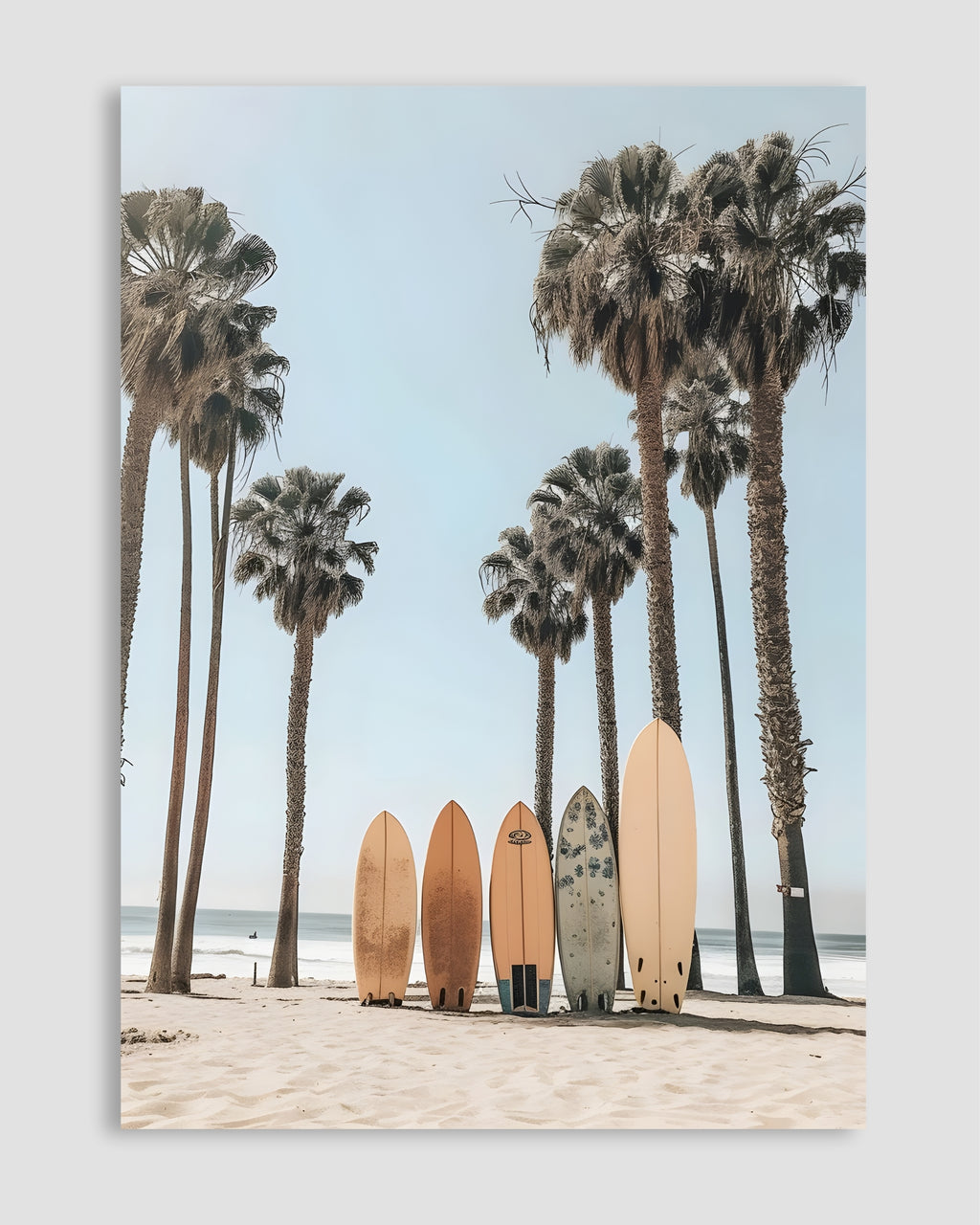 Palmiye ve Sahil No.3 Poster