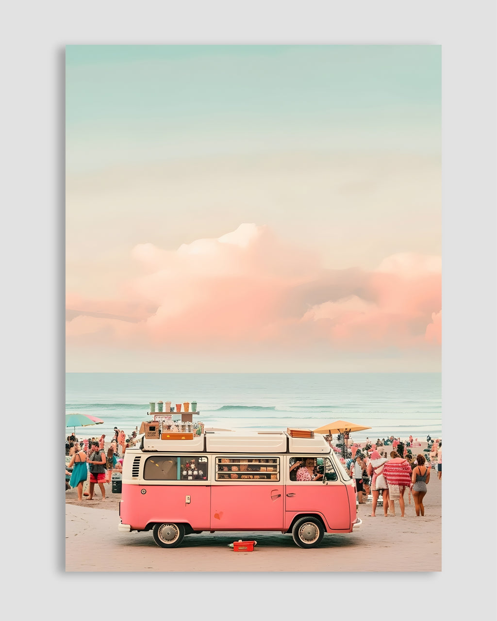 Sahil ve Plaj 2'li Poster Seti